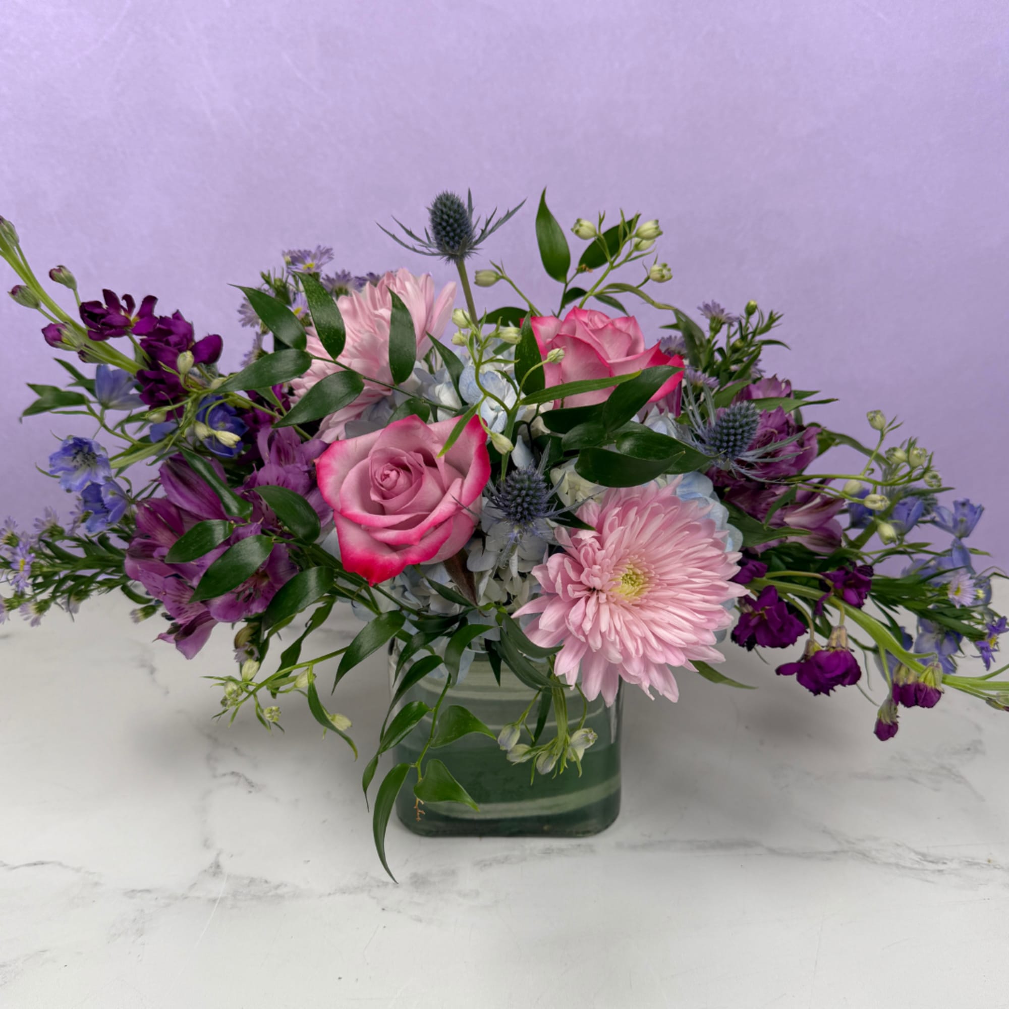 Our Cool &amp; Serene Cube features a calming blend of soft purples