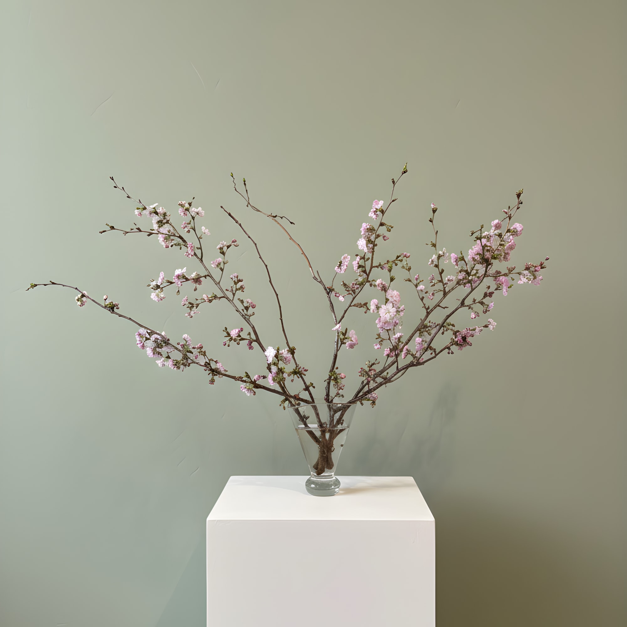 What's more springy and cheerful than a vase of cherry blossoms?! Get