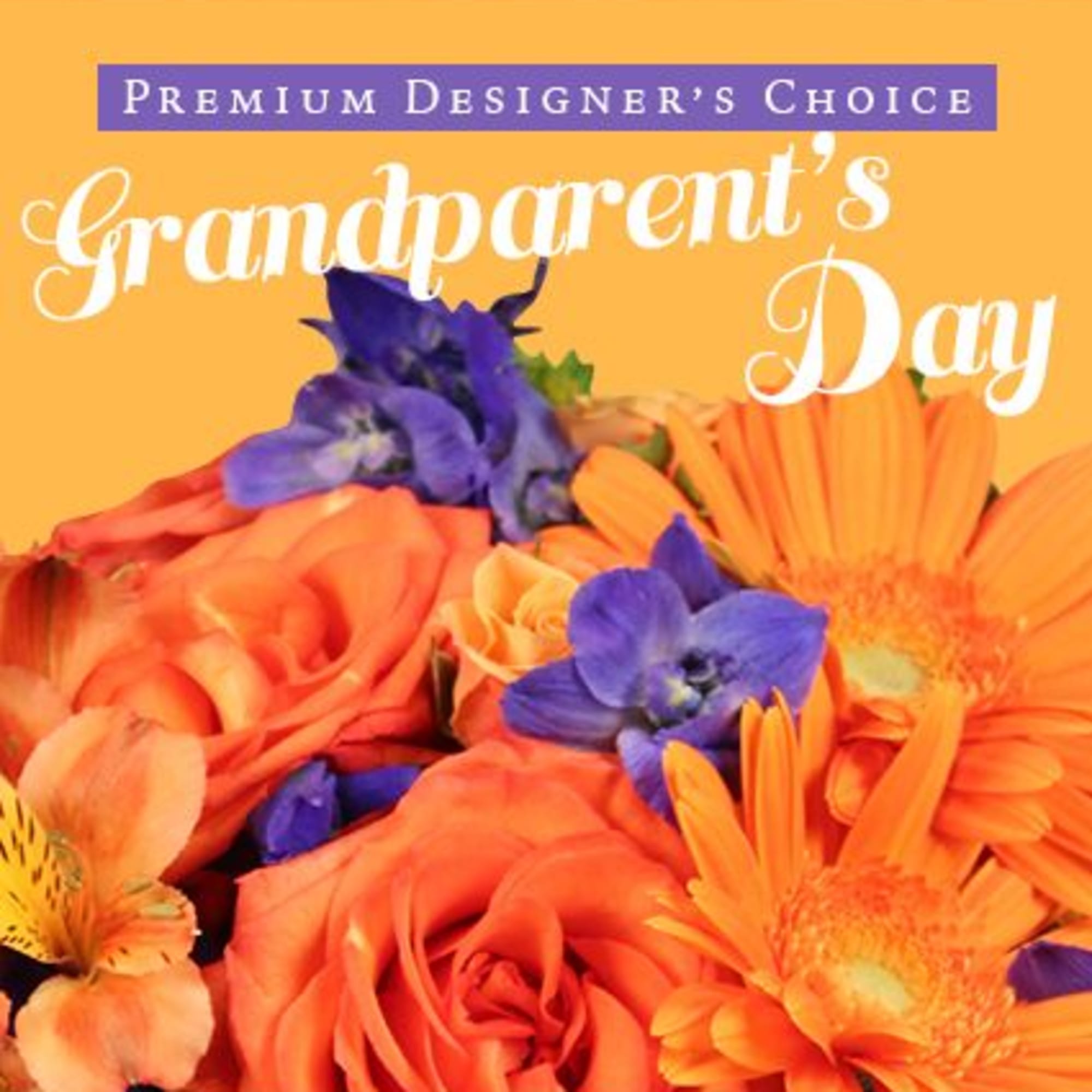 Grandparents Day is right around the corner and they deserve fresh flowers!