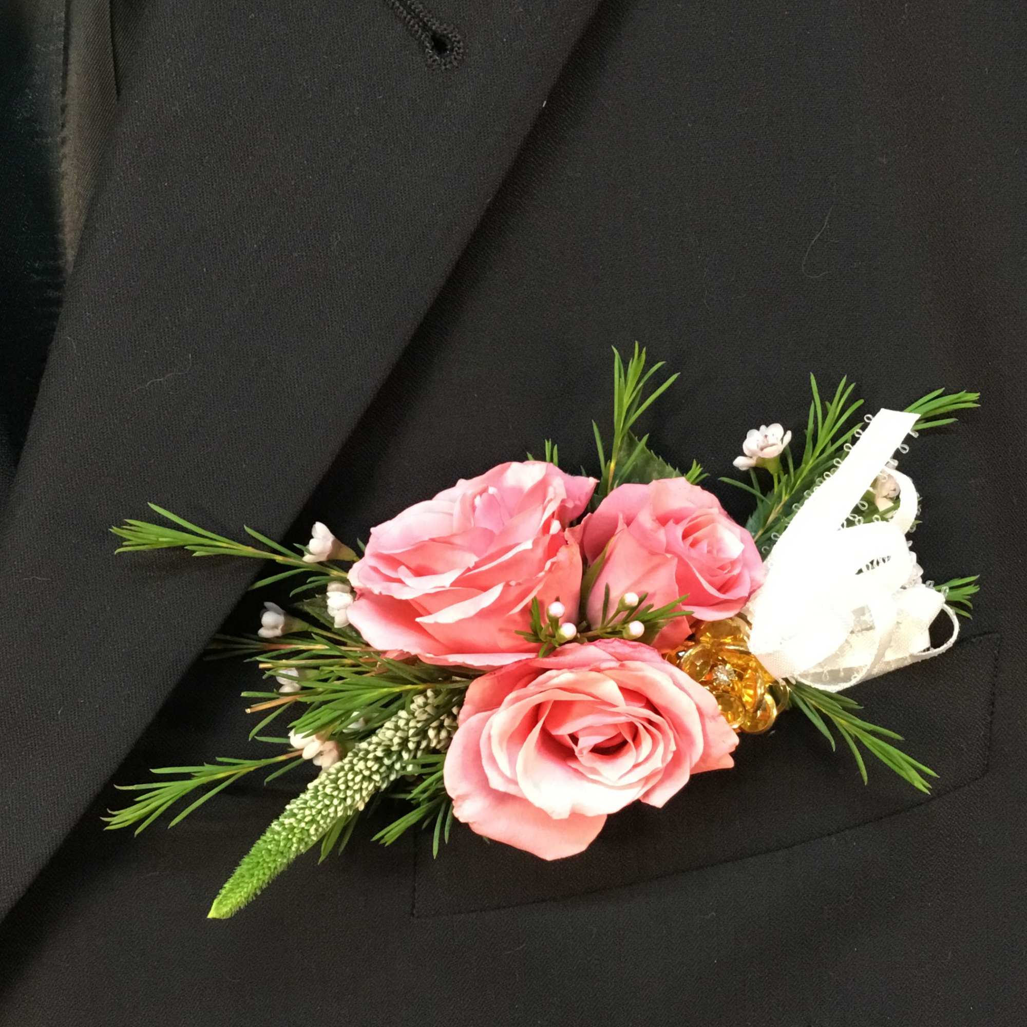 Let us know what color you would like or match a corsage.
