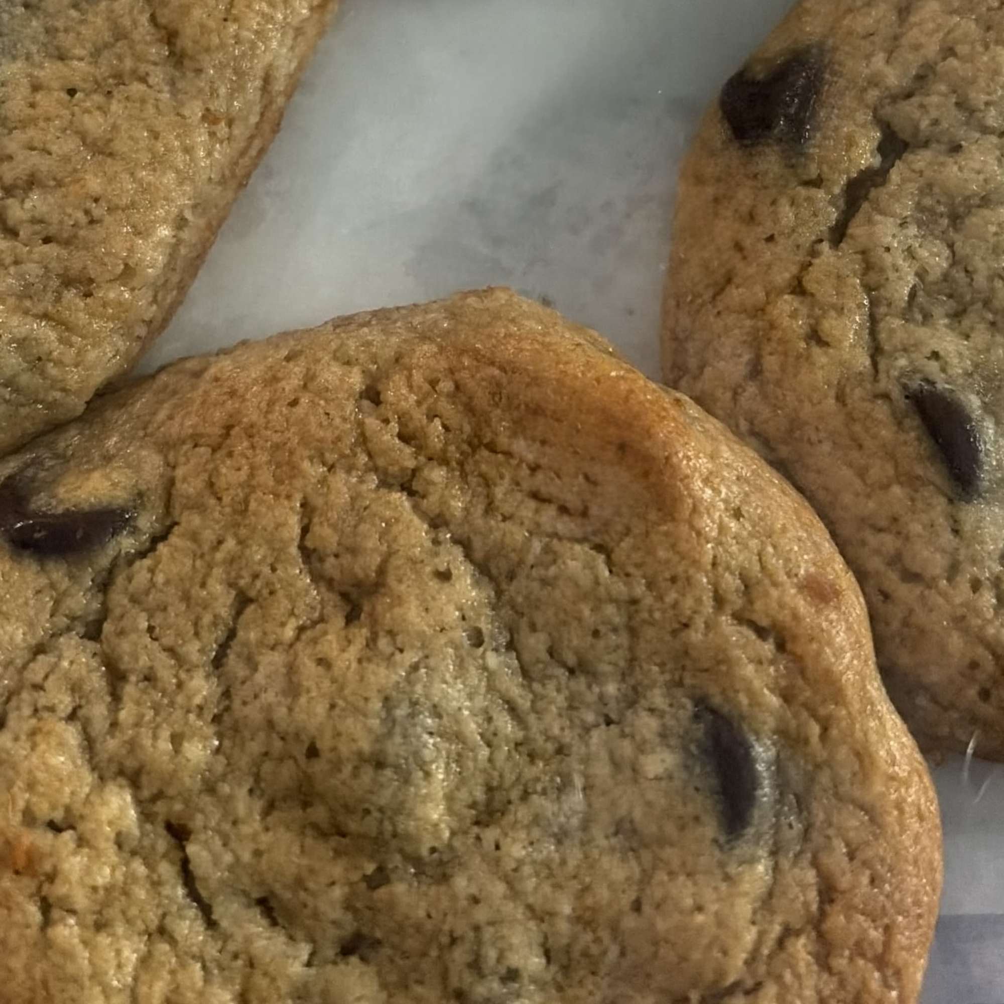 Fresh baked soft chocolate chip cookies by the dozen (classic recipe).

12 pack

We