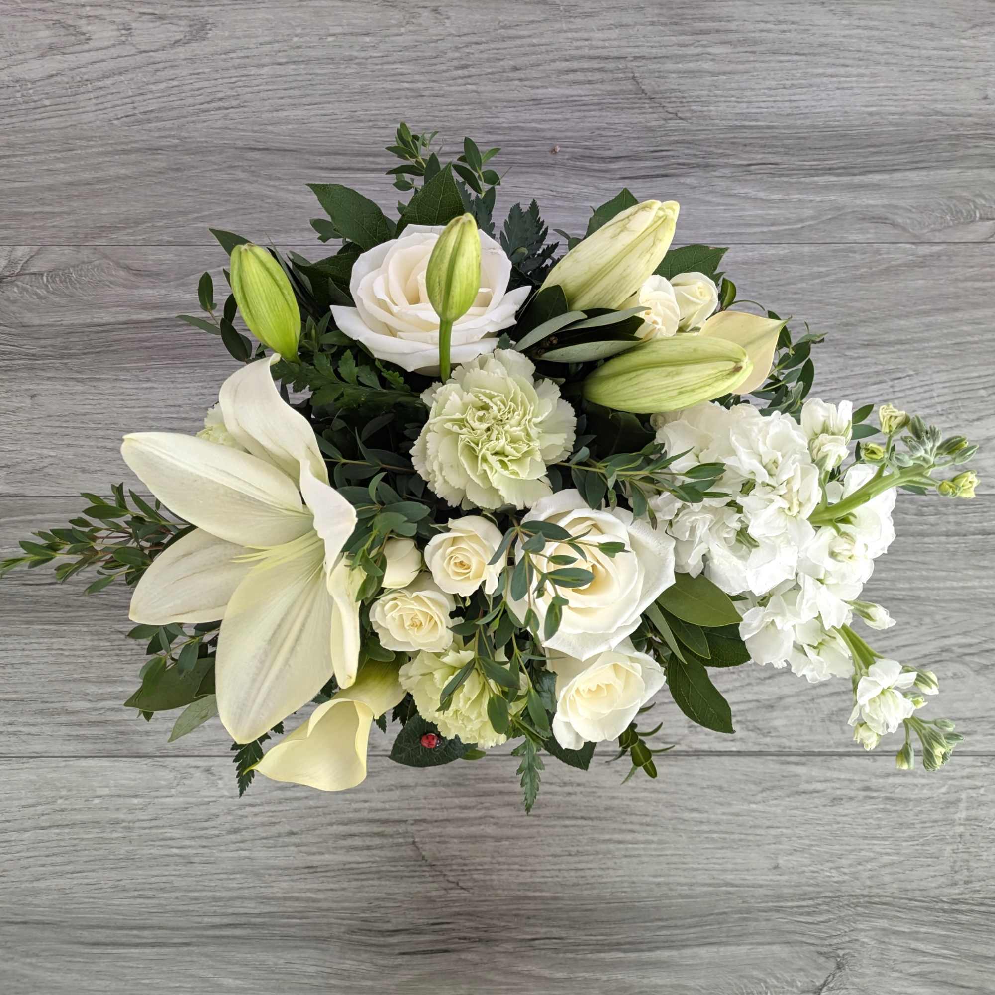 Zen garden is A Ladybug Floral exclusive bouquet. This bouquet includes asiatic