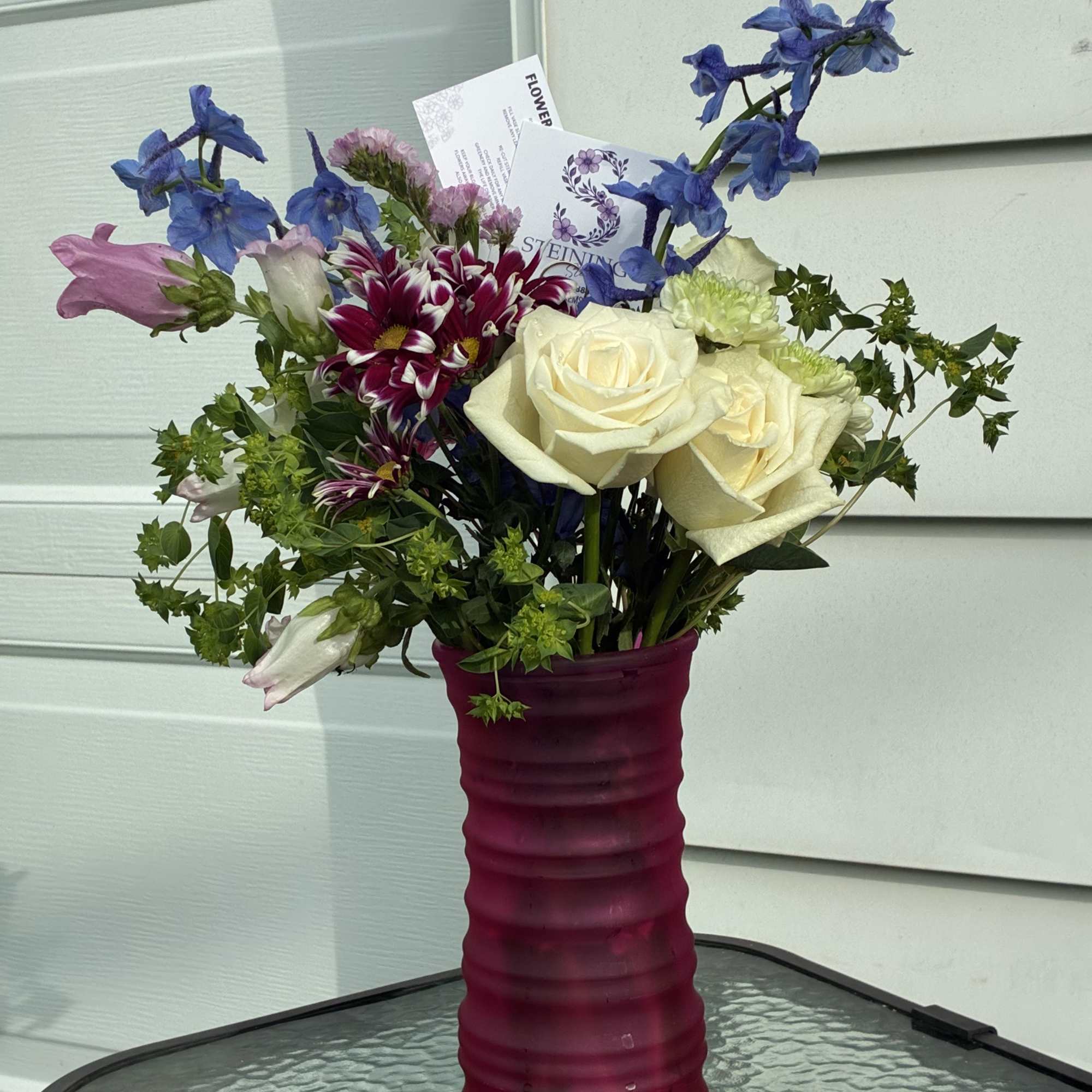 Leave it to us! Our Designer&rsquo;s Choice arrangement allows our florist to