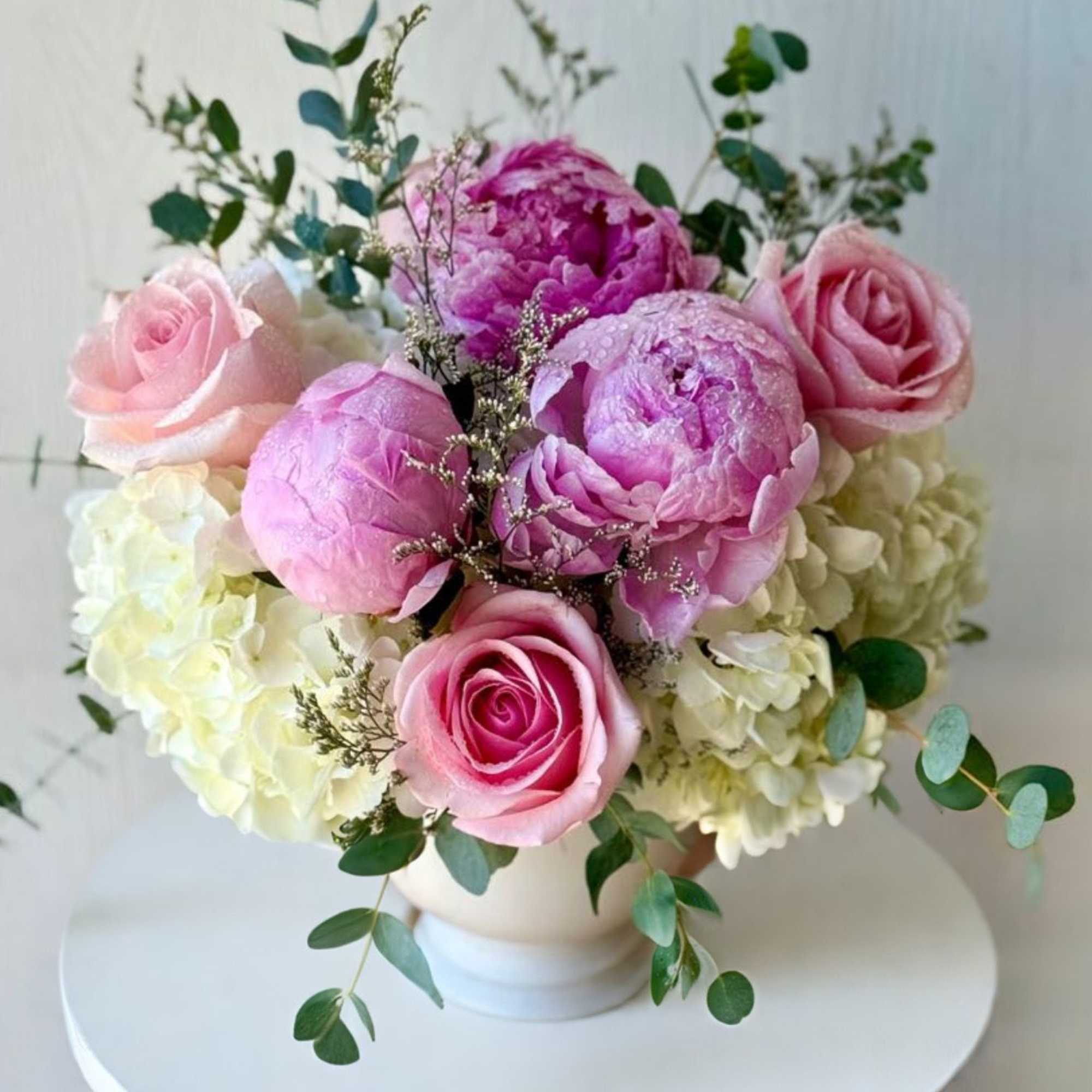 Elevate any space with the timeless elegance of our Peony Dreamscape Bouquet.