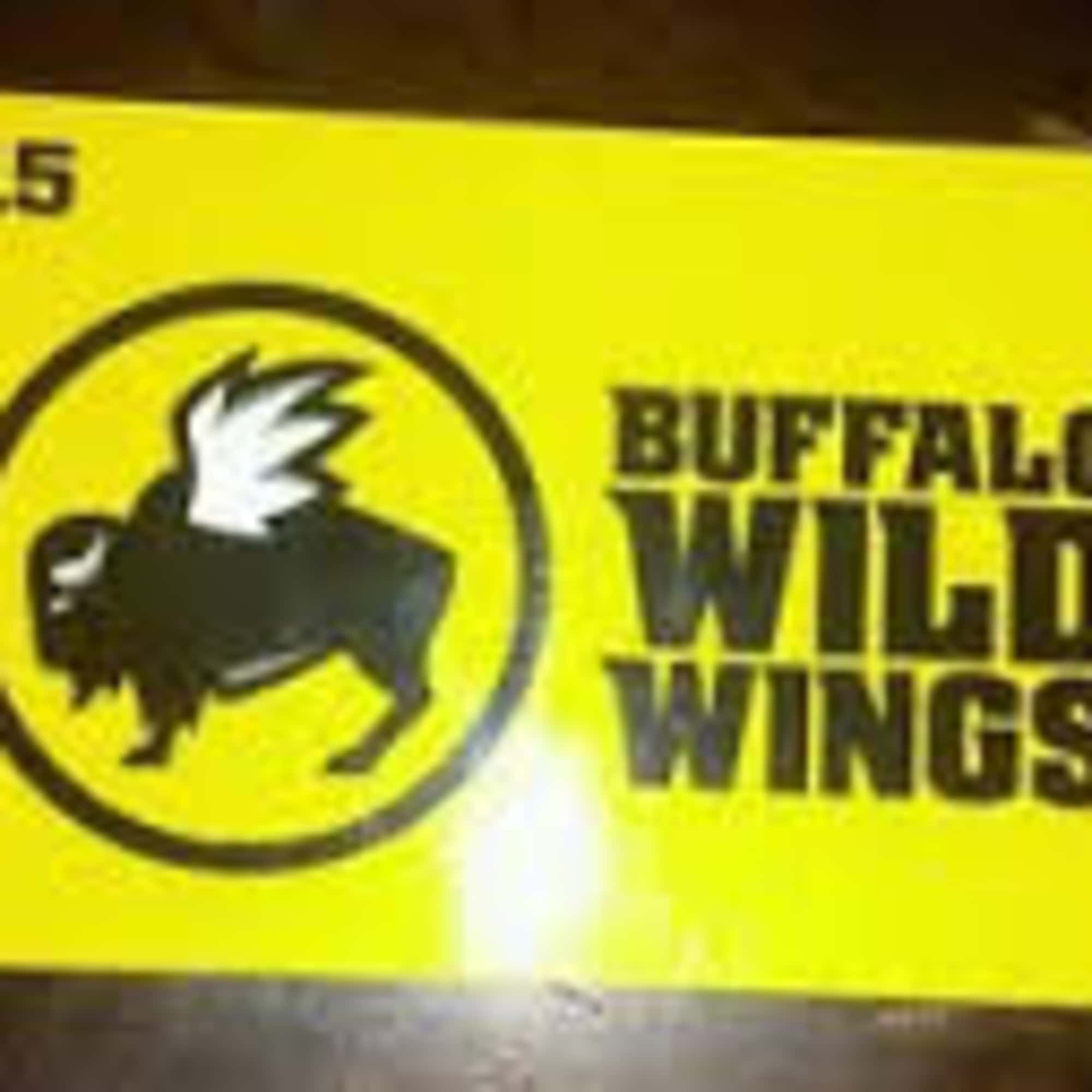 $15 Buffalo Wild Wings gift card included 