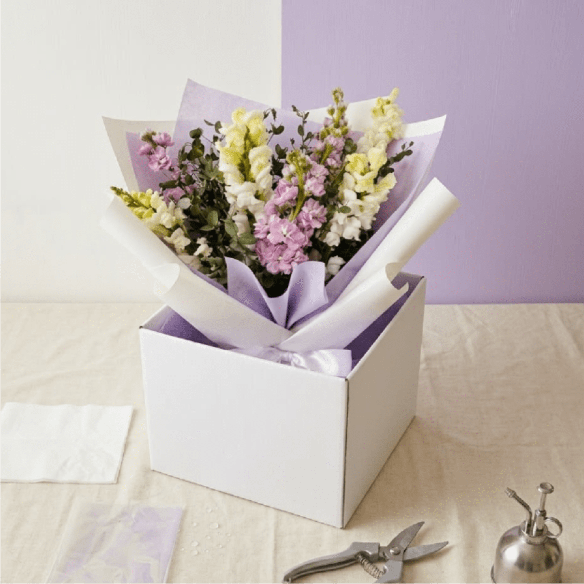 Creamy, warm, and welcoming&mdash;Little Peach is a sophisticated arrival gift for a