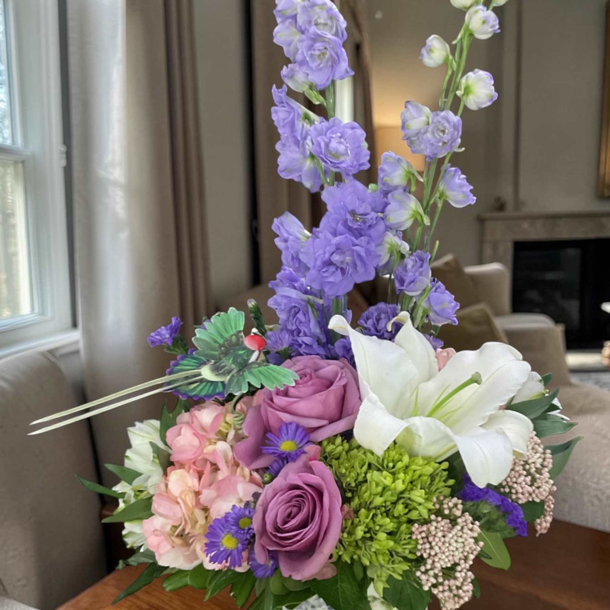 Celebrate Mother&rsquo;s Day with the exclusive Fluttering Garden arrangement, a beautifully designed