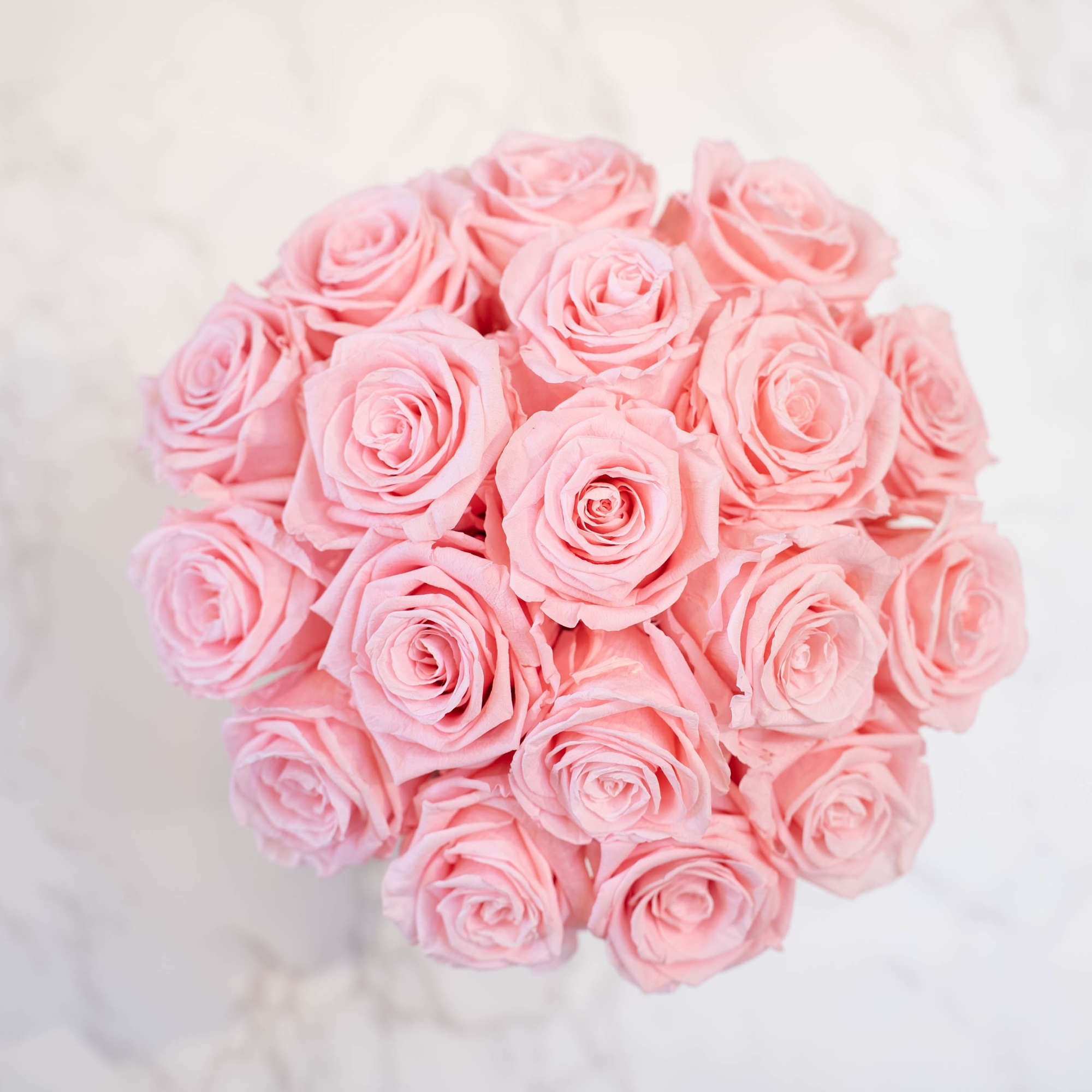 High end preserved roses, custom designed by hand in our local shop