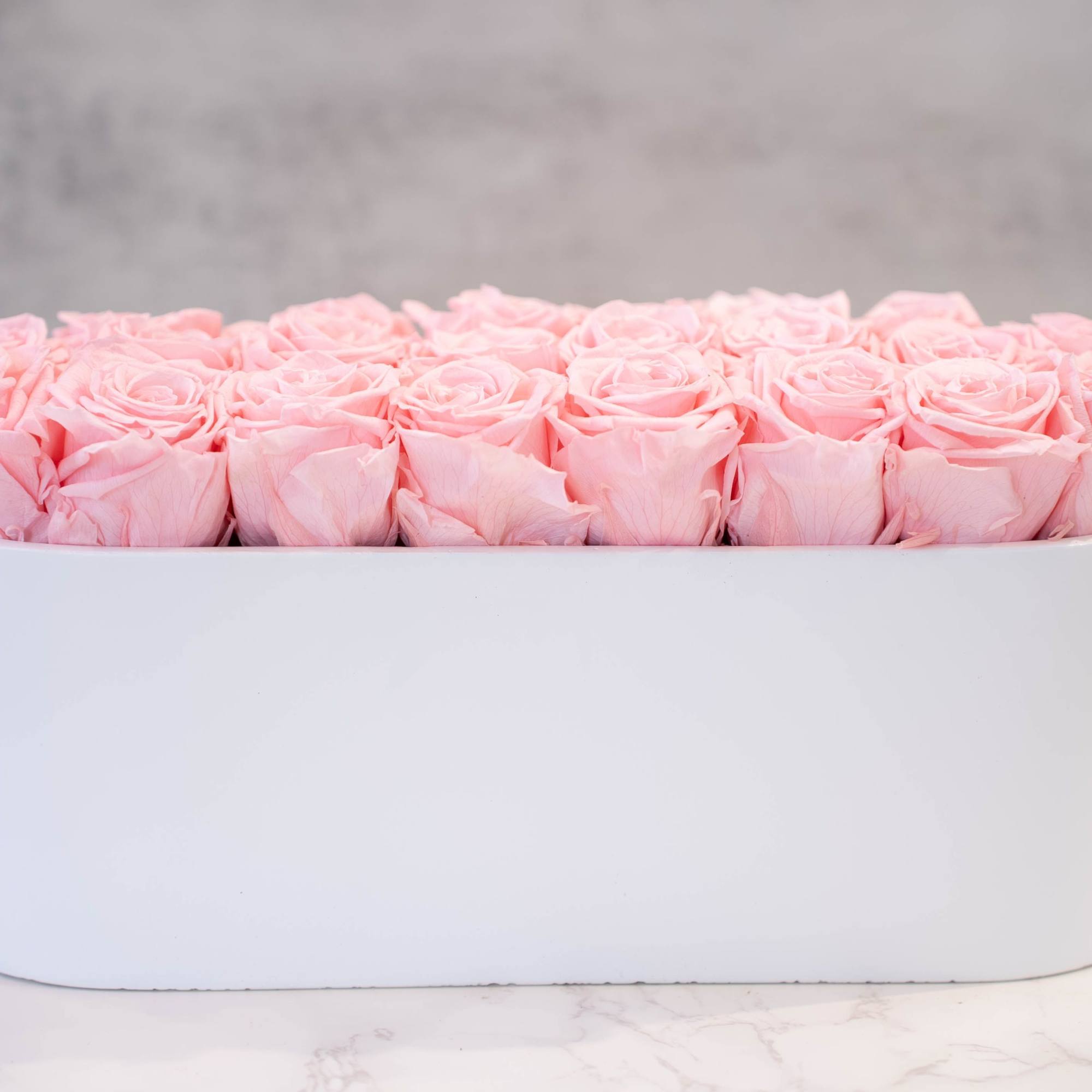 High end preserved roses, custom designed by hand in our local shop
