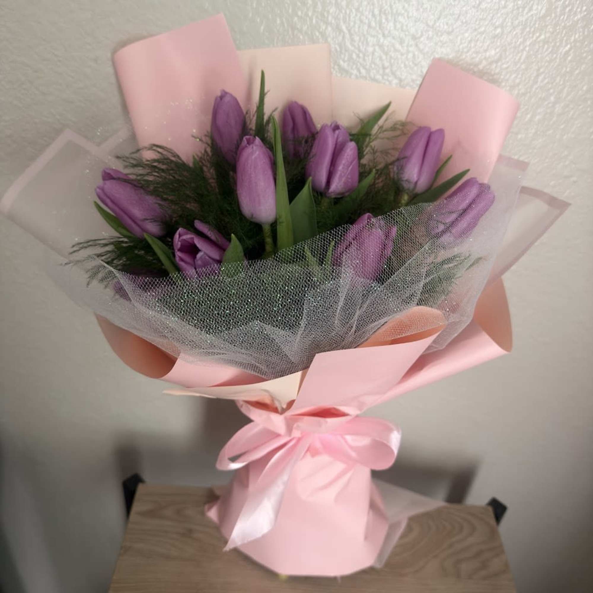 A fresh and sophisticated arrangement that highlights the natural beauty of lilac