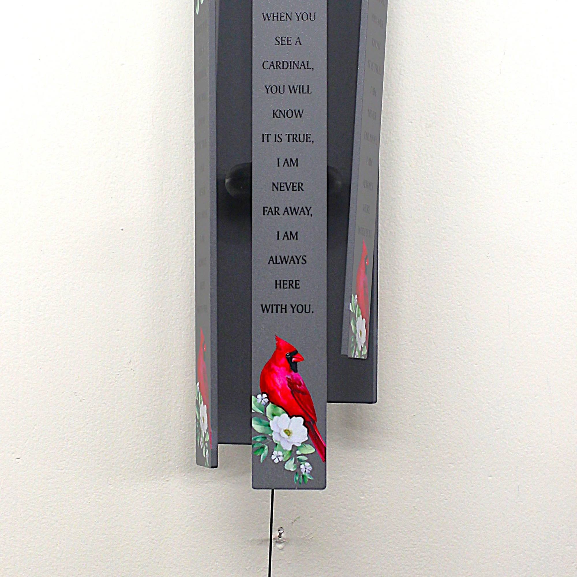 31 Inch Cadinal Bar Windchime
When you see a Cardinal, you will know
