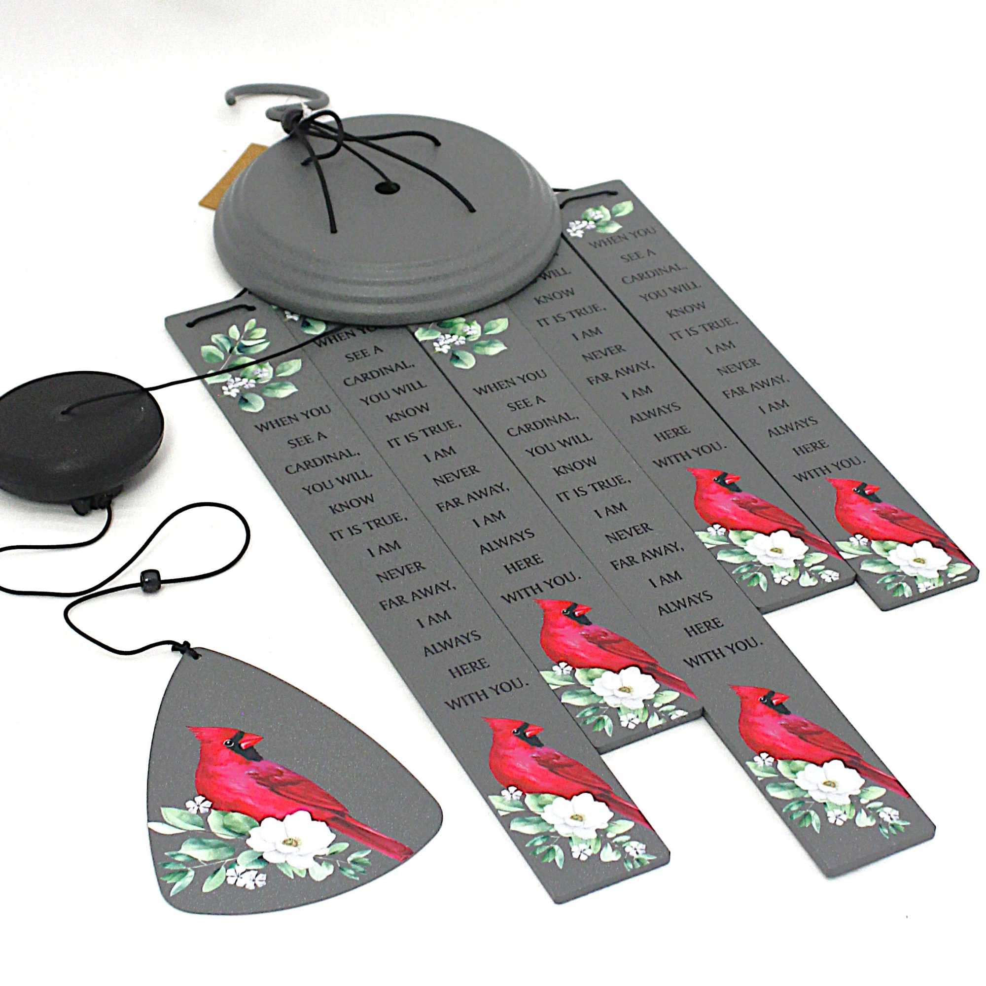 31 Inch Cadinal Bar Windchime
When you see a Cardinal, you will know