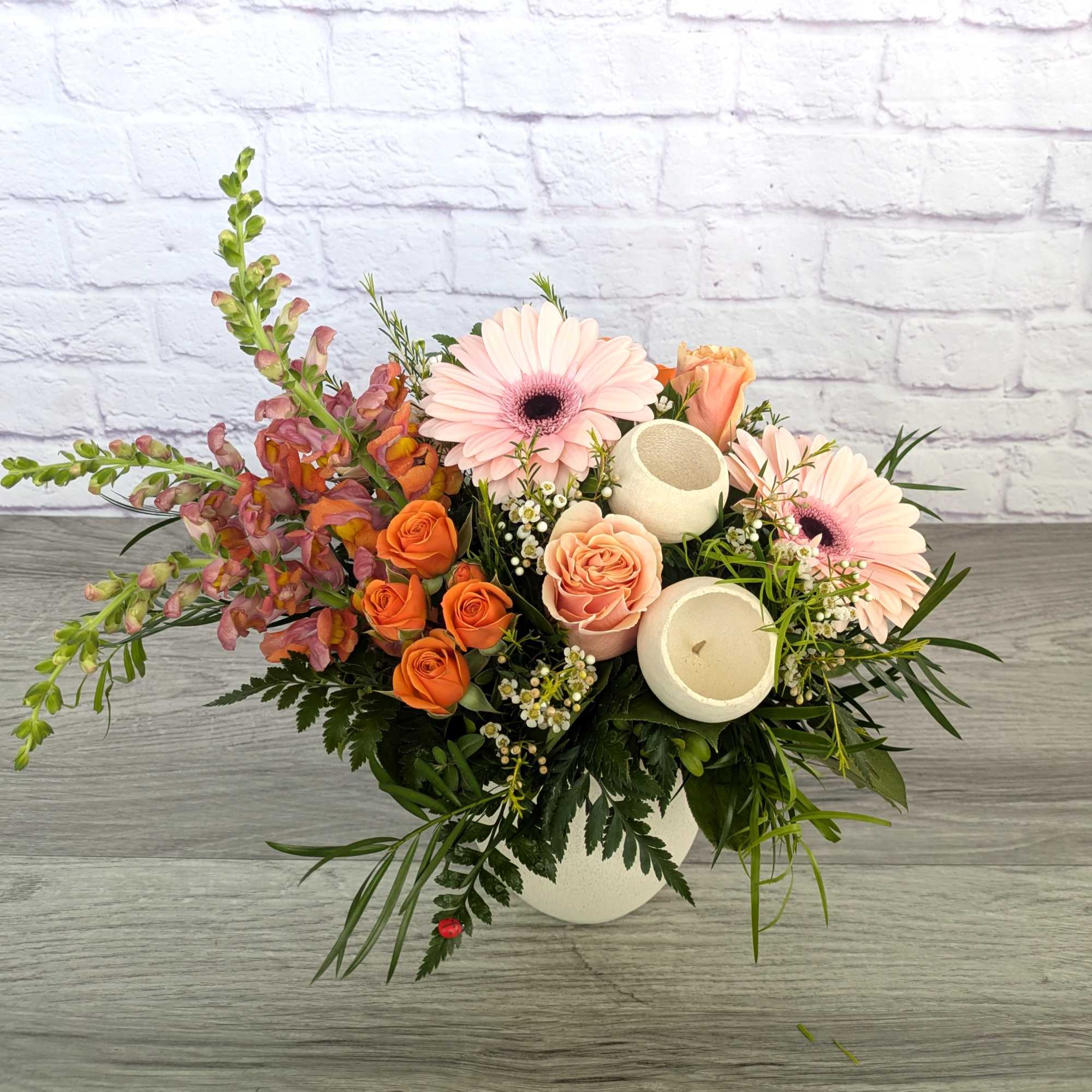 Fruit Cup is A Ladybug Floral exclusive bouquet. This bouquet includes gerbera