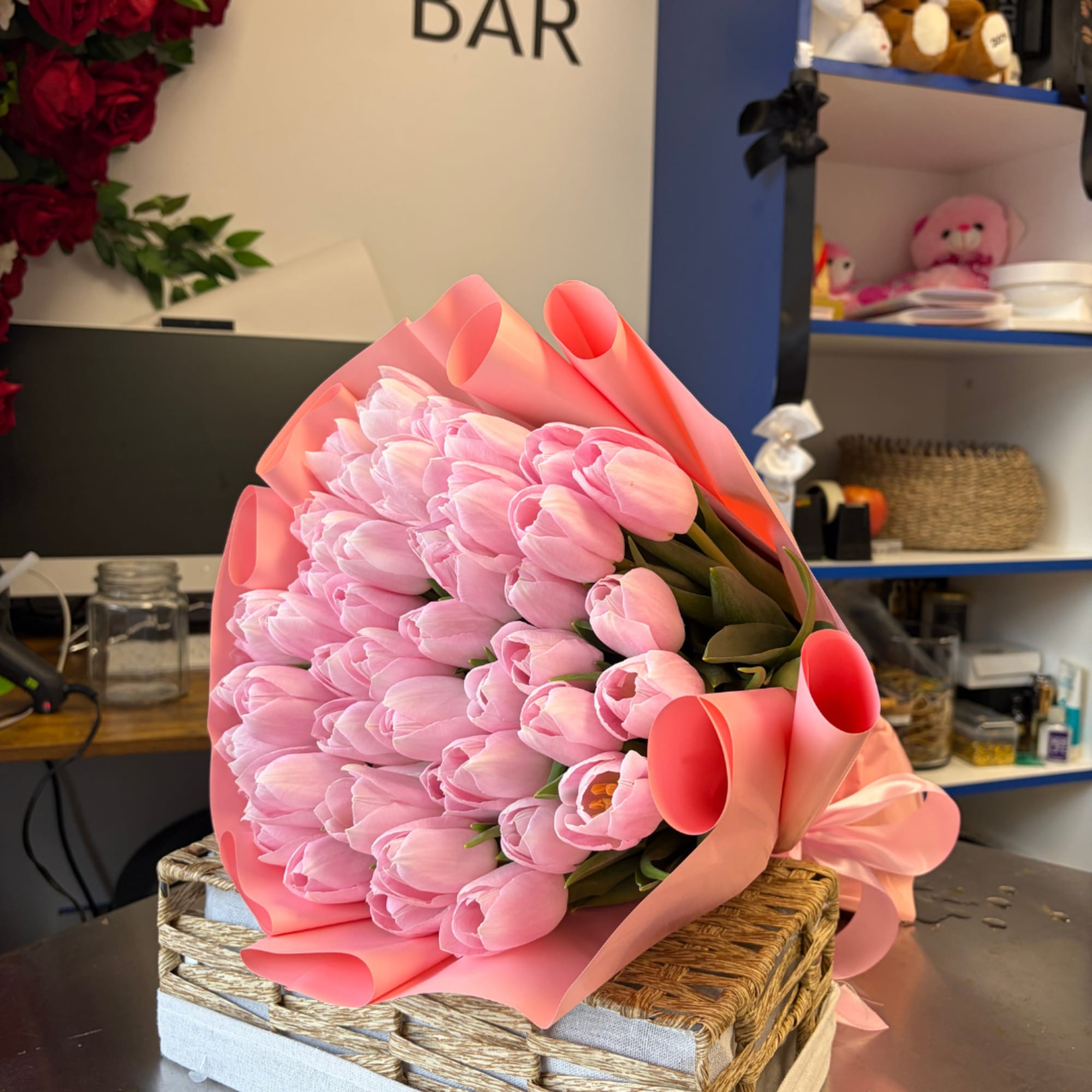 Ramo de 50 tulipanes en Long Island, New York