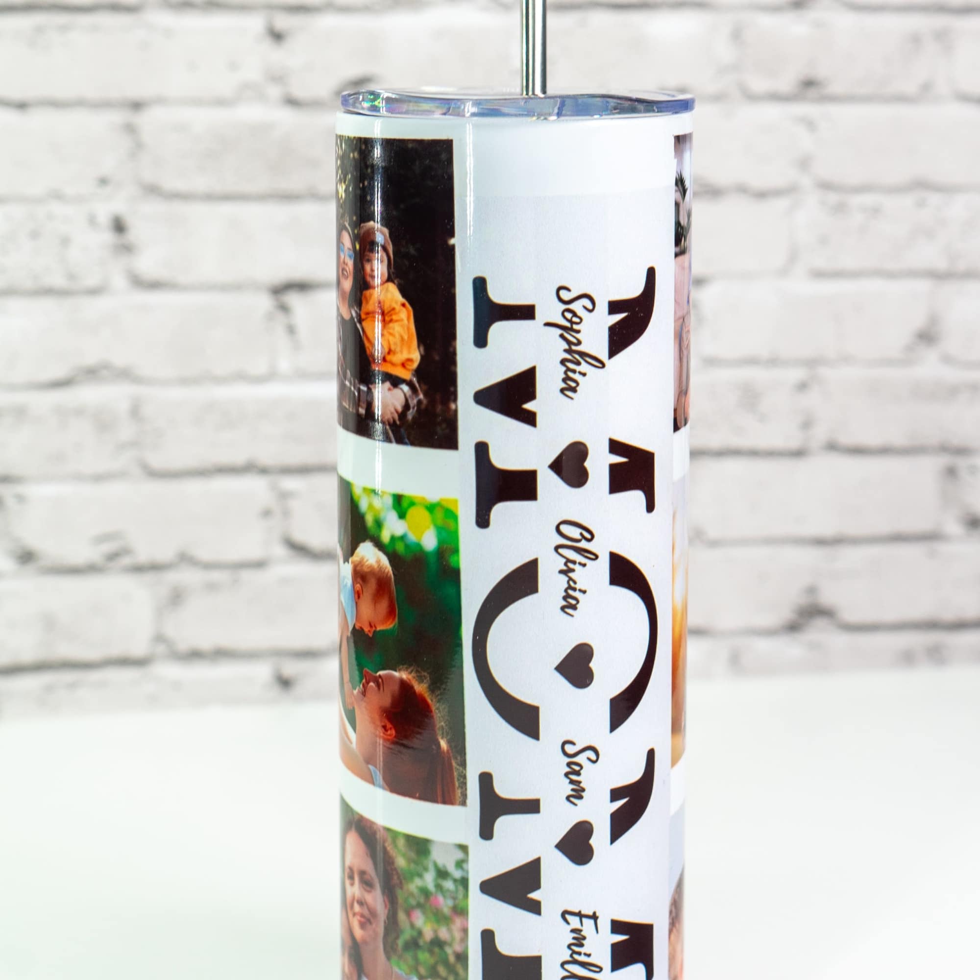 Make every sip special with our Personalized 20 oz Photo Tumbler, designed