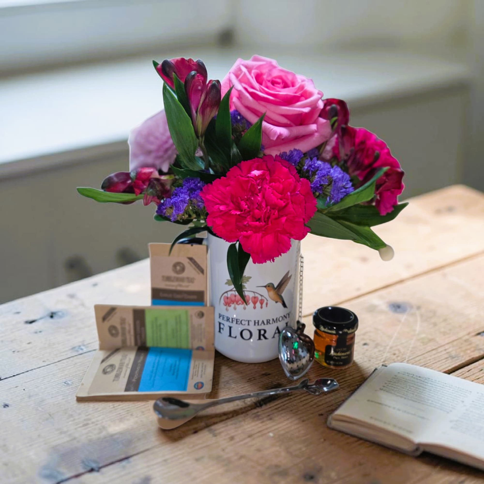 Delight in the charm of the simpleness of flowers (choose your preferred