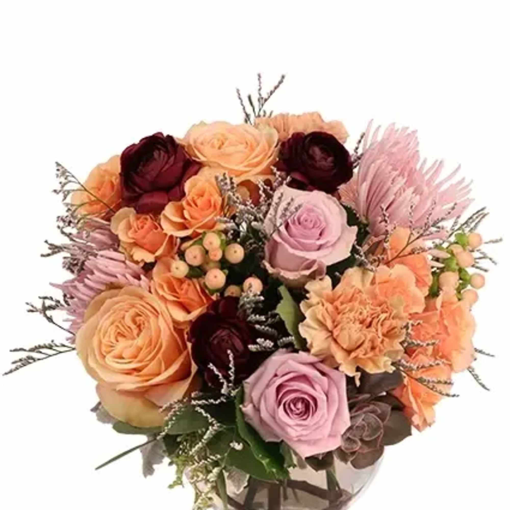 Soothing and sweet, this arrangement brings out the softness of the setting