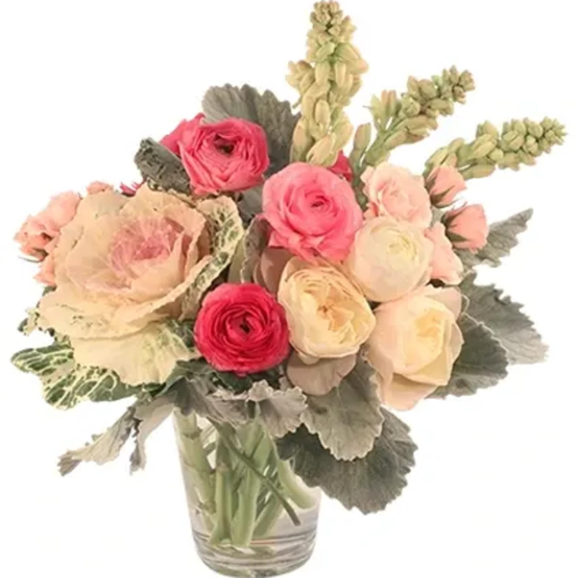 Delight someone with this sentimental and sweet Vintage Lovliness bouquet from @shop_name.