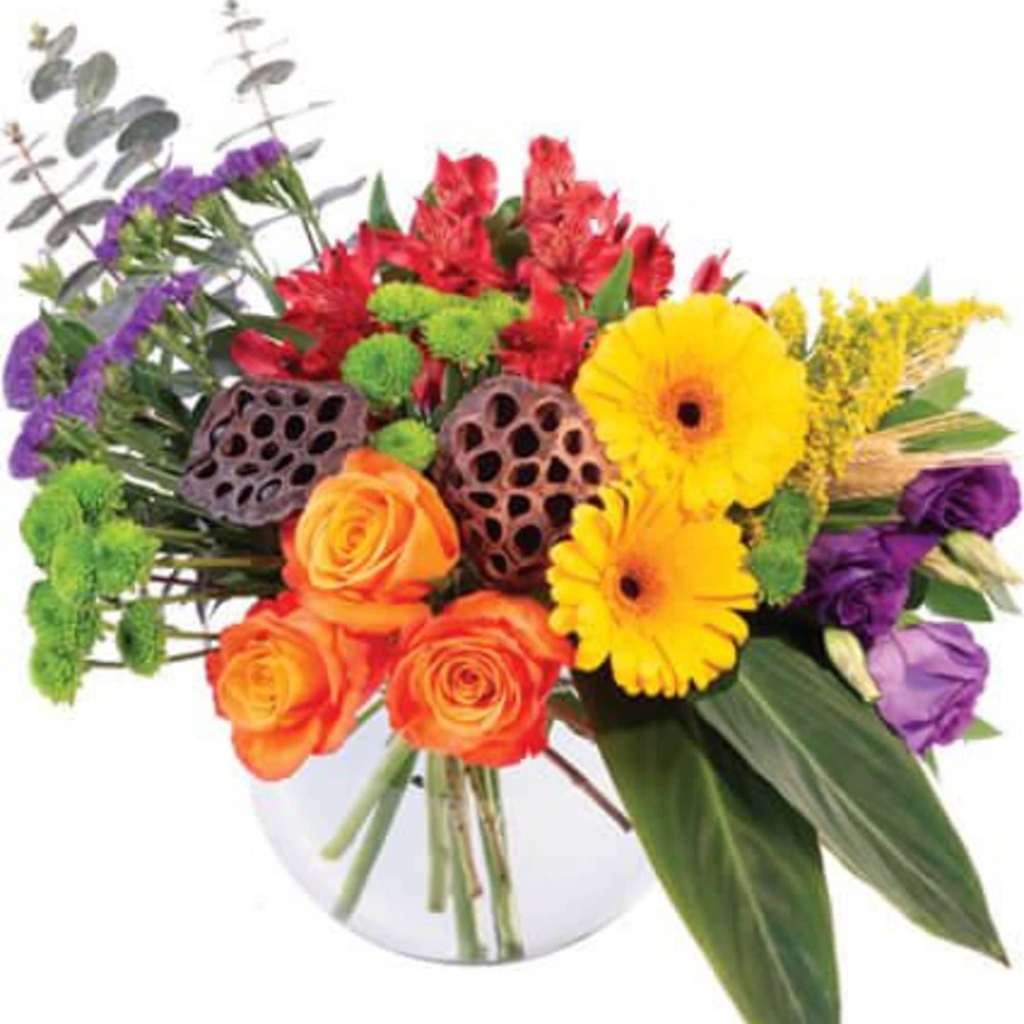Colorful Essence has all the beauty of a garden bouquet eloquently design