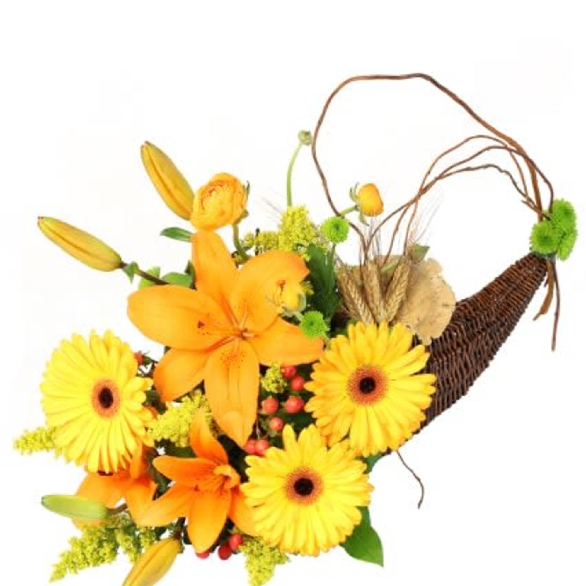 The bountiful harvest comes roaring to life with the Lion's Harvest cornucopia.