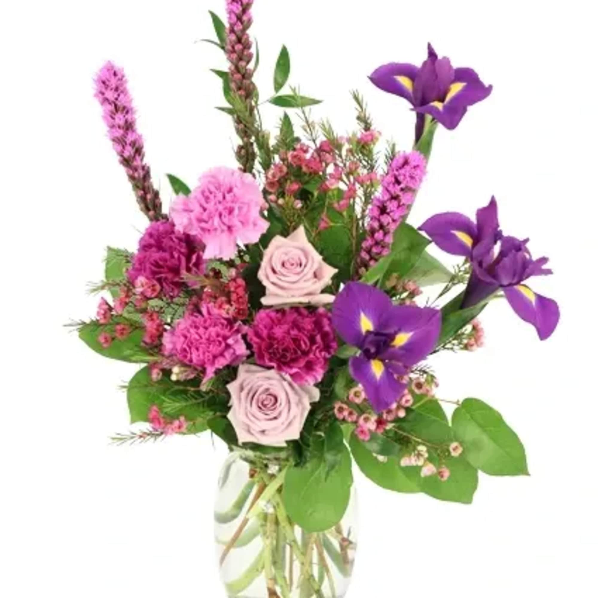 Make way for Turning Violet, a stunning arrangement perfect for any day