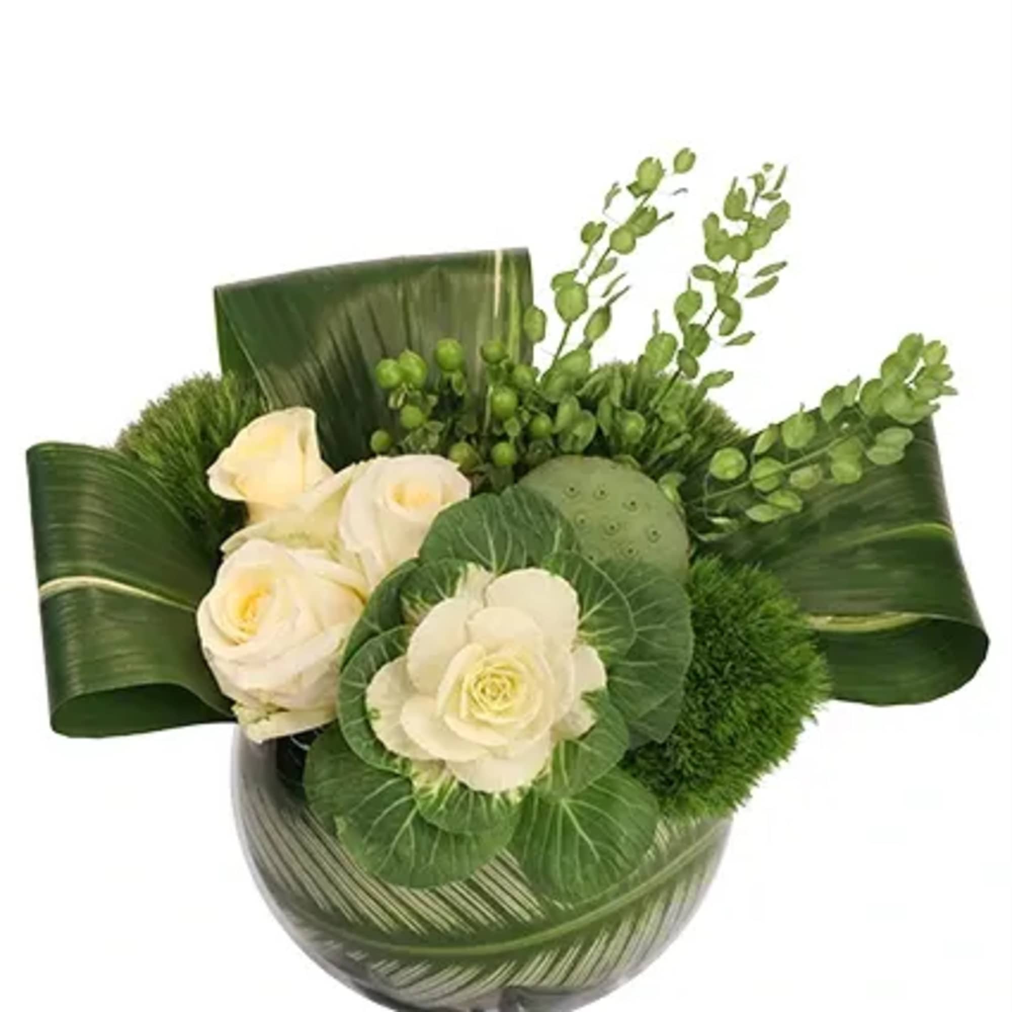 Carefully designed with a secret in mind, this arrangement is a garden