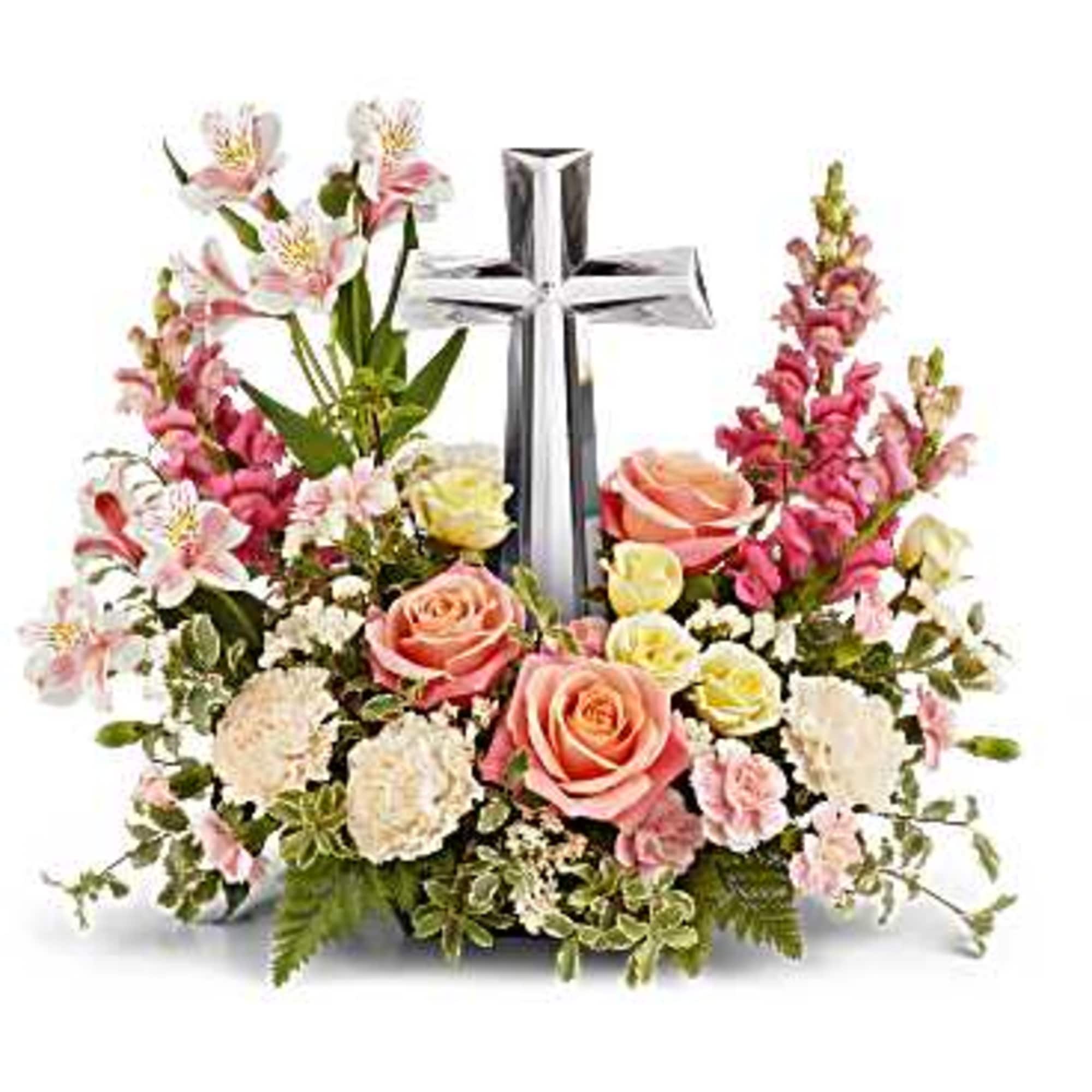 Celebrate faith and renewal with our Grace &amp; Glory Bouquet, featuring soft