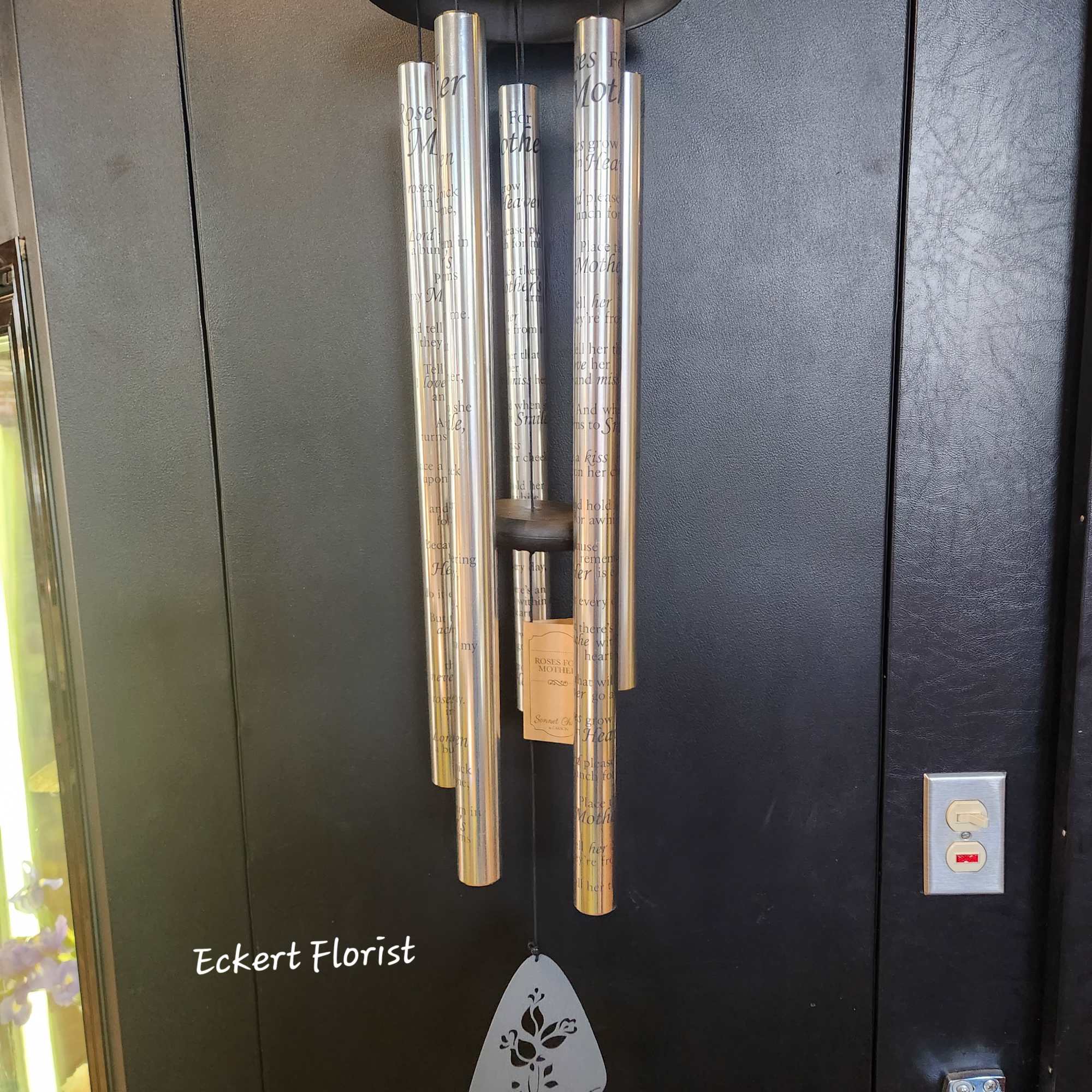 Our 44" sonnet chimes have 5 heavy walled, center pinned tubes that