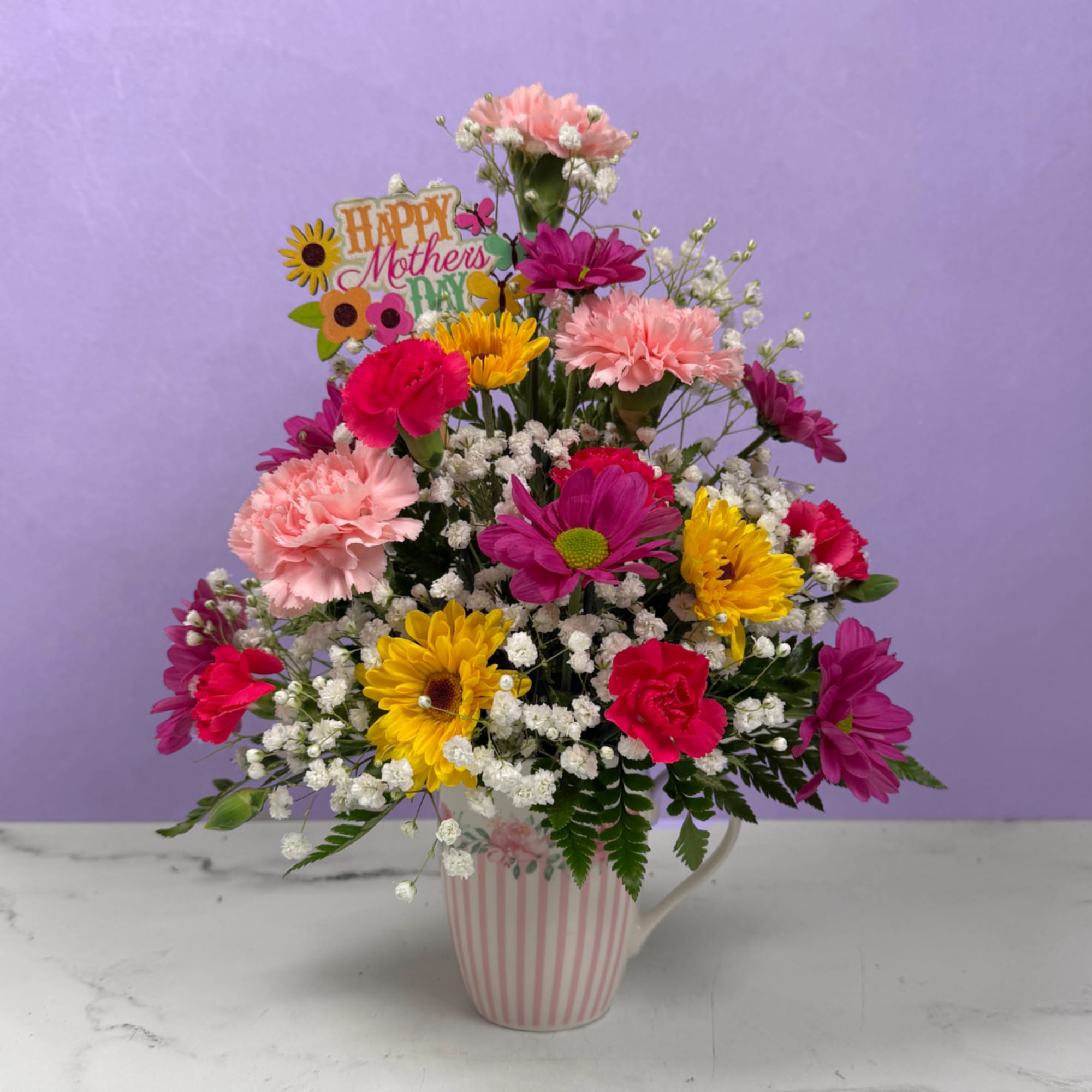 Gift someone a bright, cheerful hug in a mug this Mother's Day!