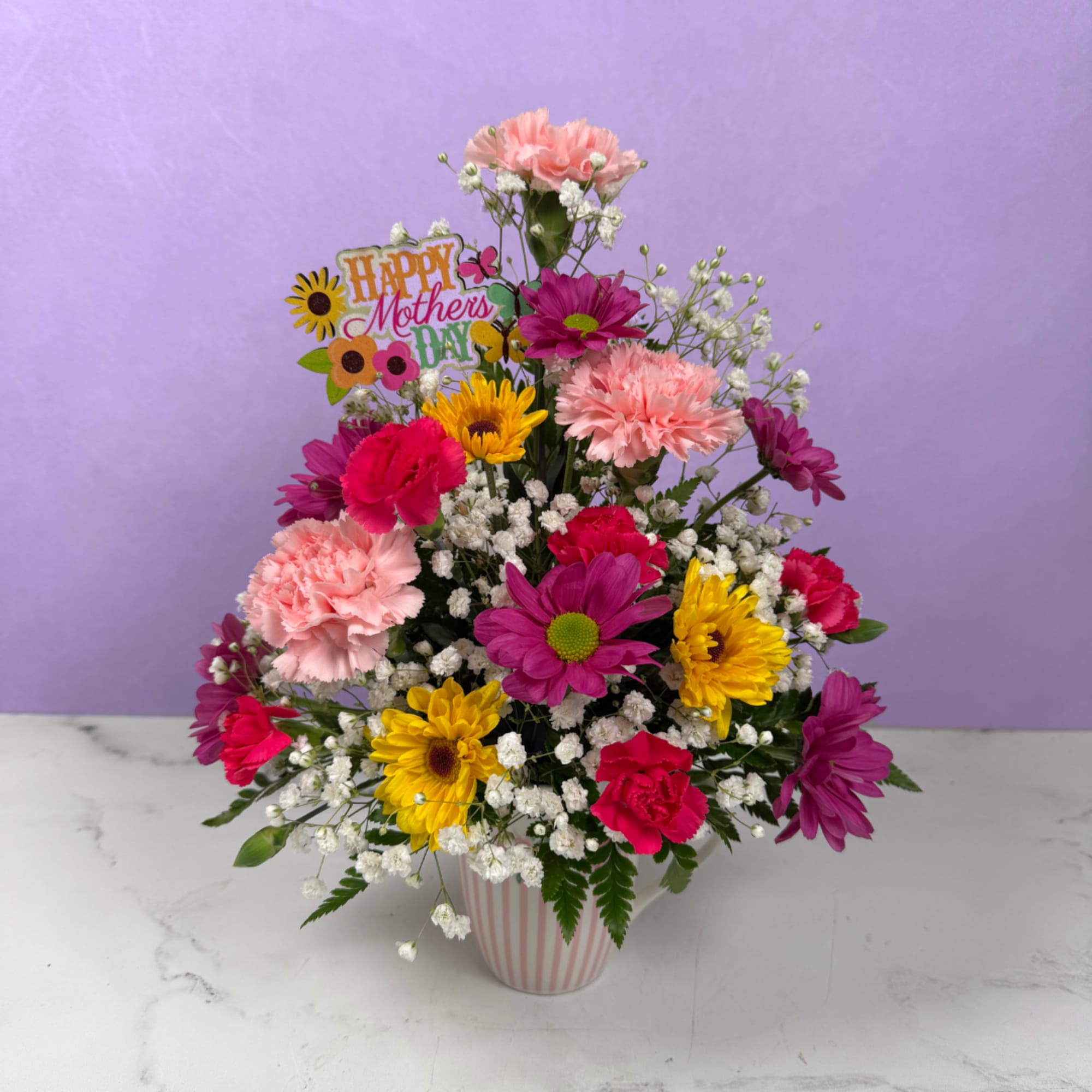 Gift someone a bright, cheerful hug in a mug this Mother's Day!