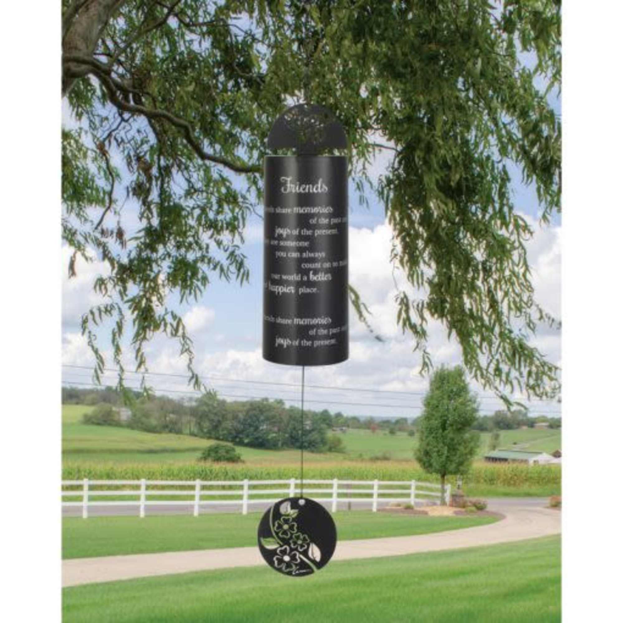 Our 22" Cylinder Sonnets are made of powder coated steel and metal