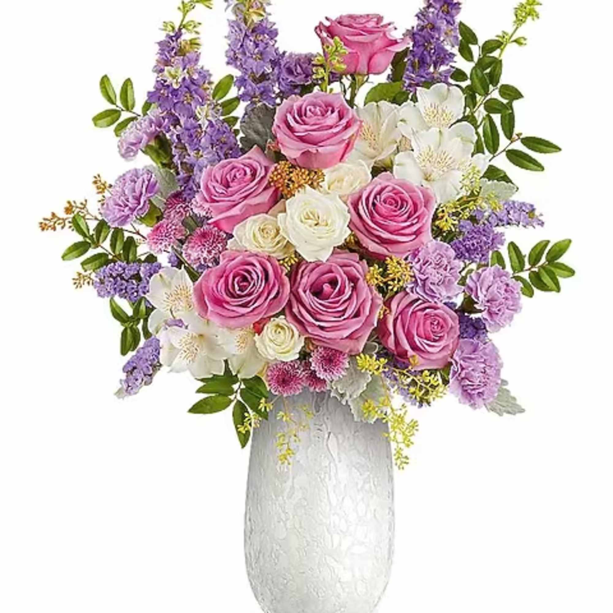 Celebrate Mom with the Prism Petals Bouquet, a radiant mix of pink
