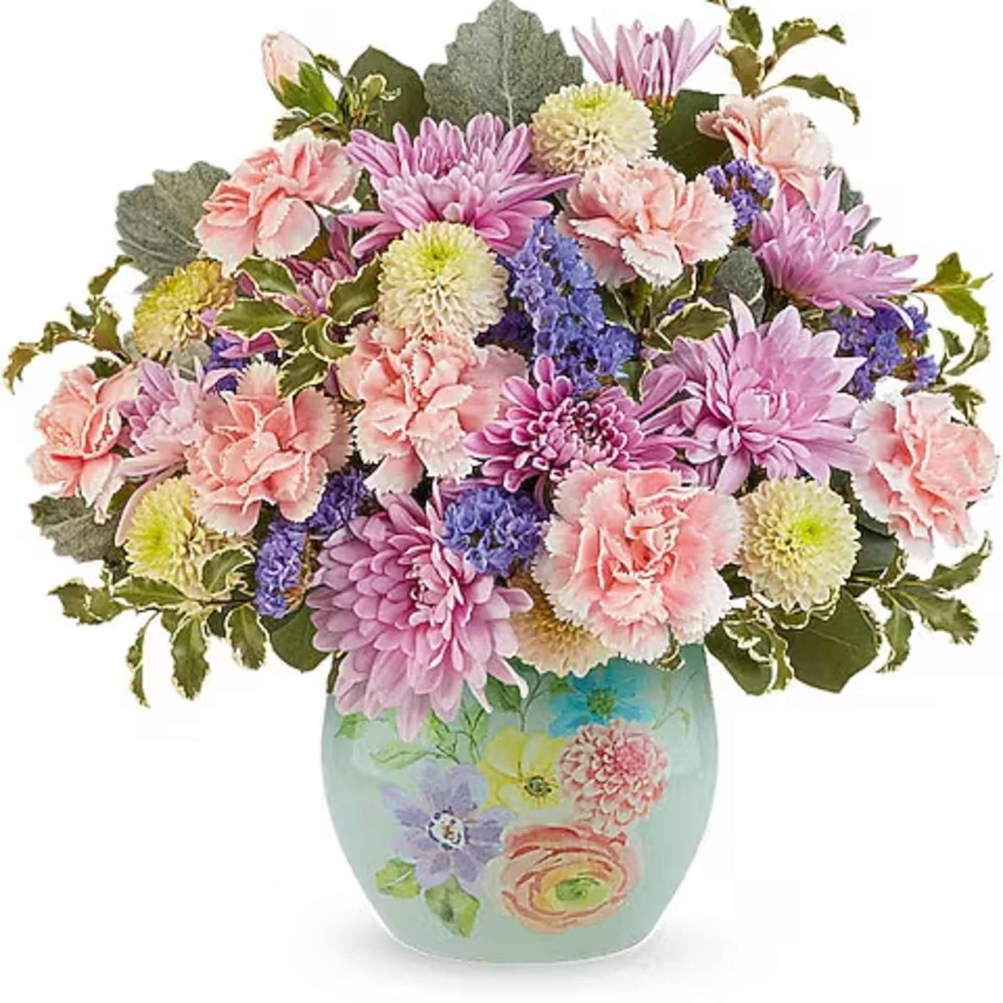 Delight Mom with the Pretty in Pastels Bouquet, a sweet mix of