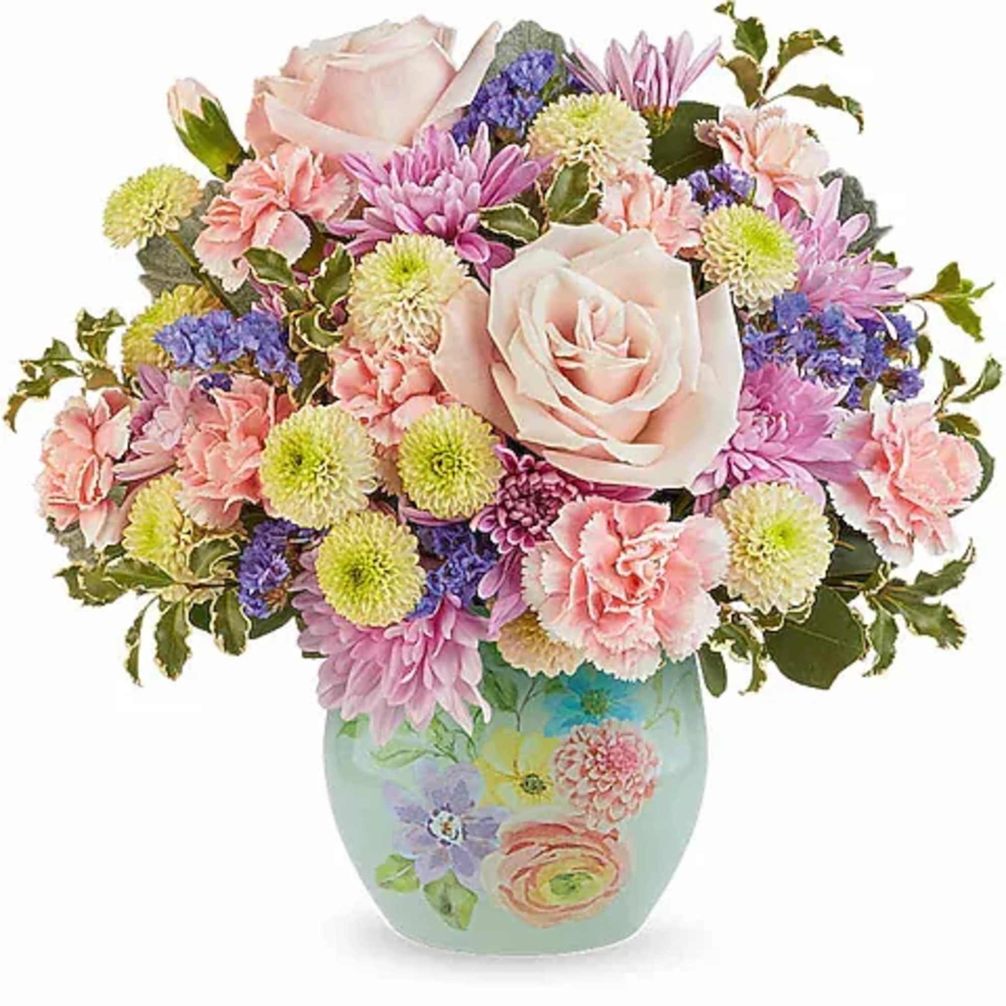 Delight Mom with the Pretty in Pastels Bouquet, a sweet mix of