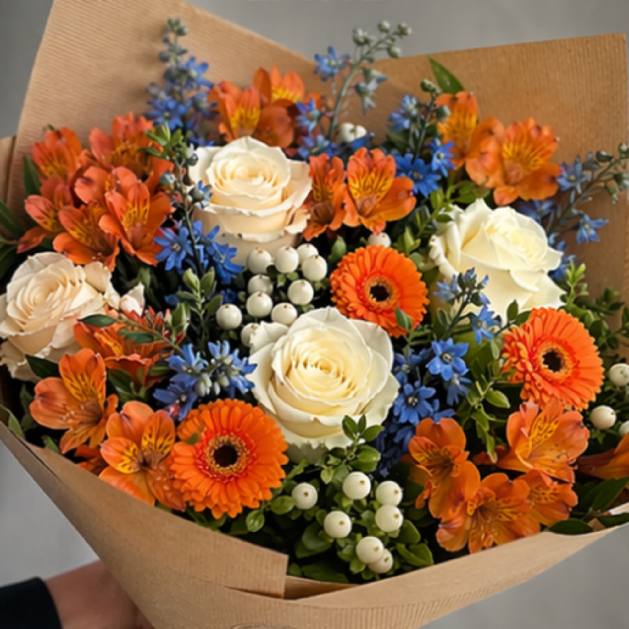 Celebrate your graduate with our vibrant Syracuse Graduation Bouquet, designed in classic