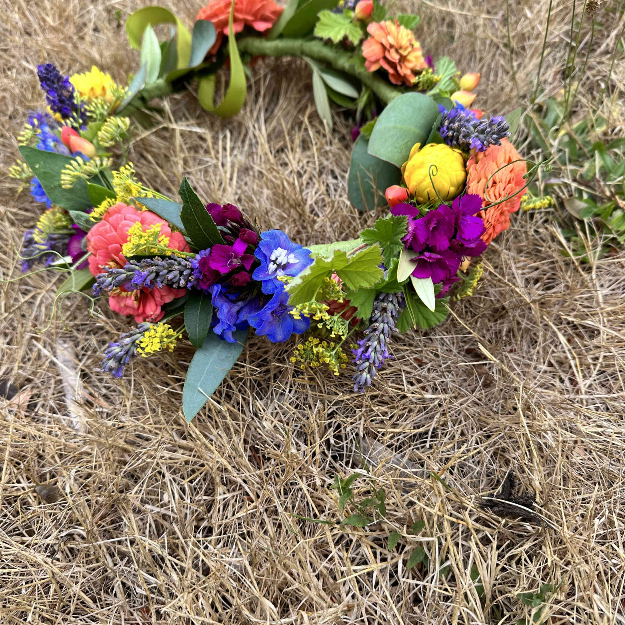 A delightful Flower Crown for weddings, events, or any special occasion in