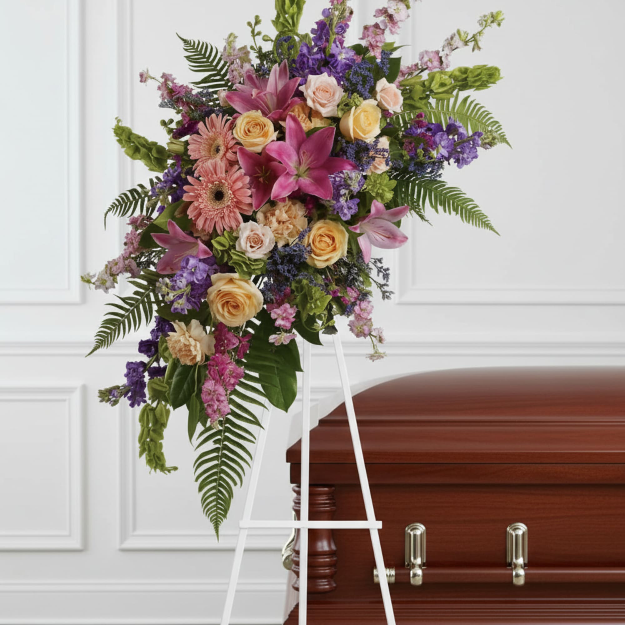 A sublime garden of rich yet subtle hues is a touching tribute