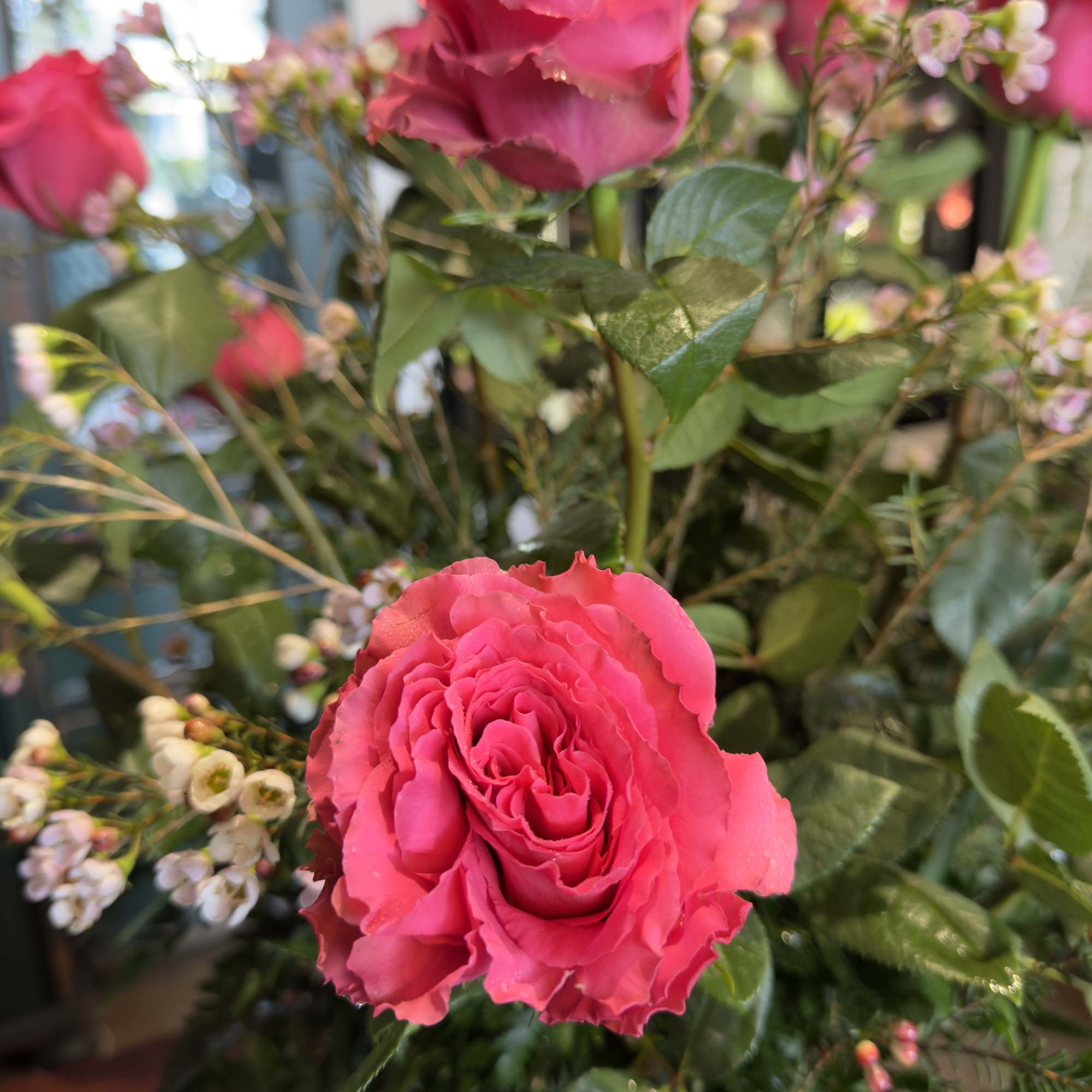 These dozen red roses are the classic romantic gift!

Deluxe: 2 dozen roses
Premium: