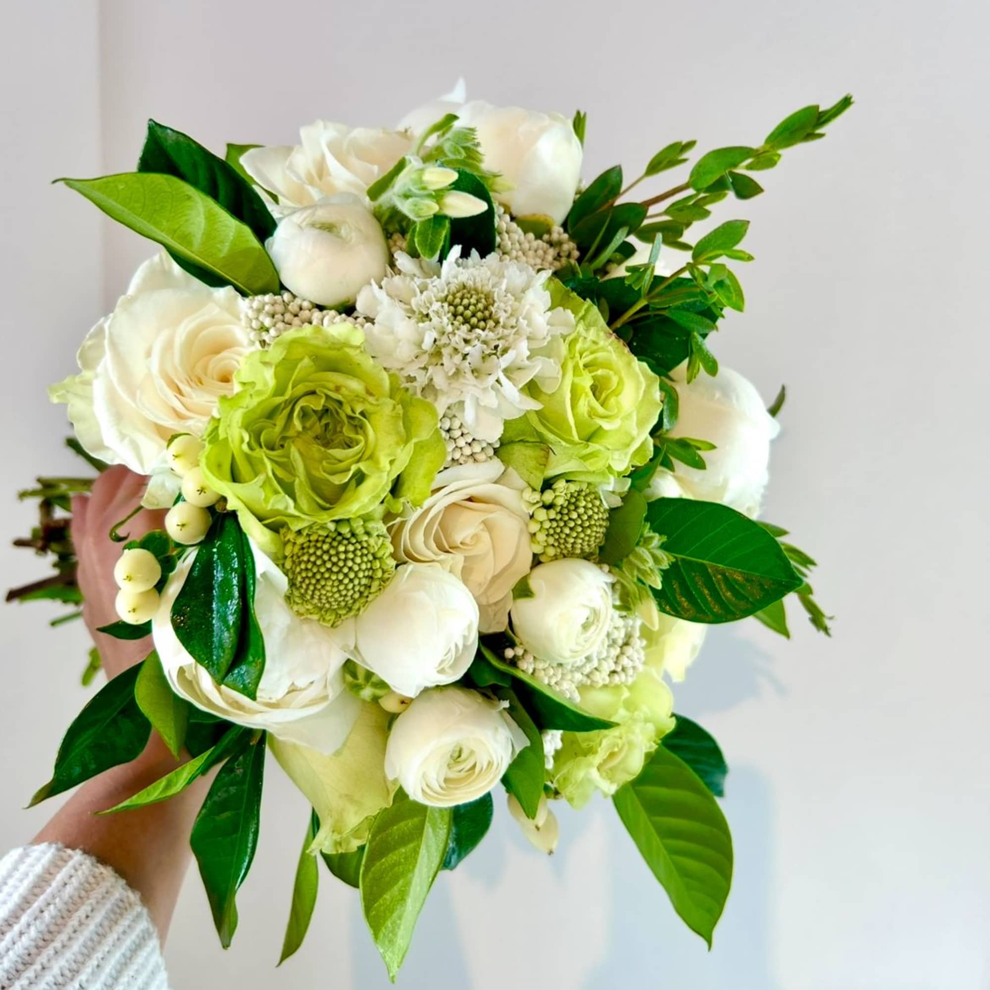 Crisp and green yet shining with beauty! The green &amp; white delight