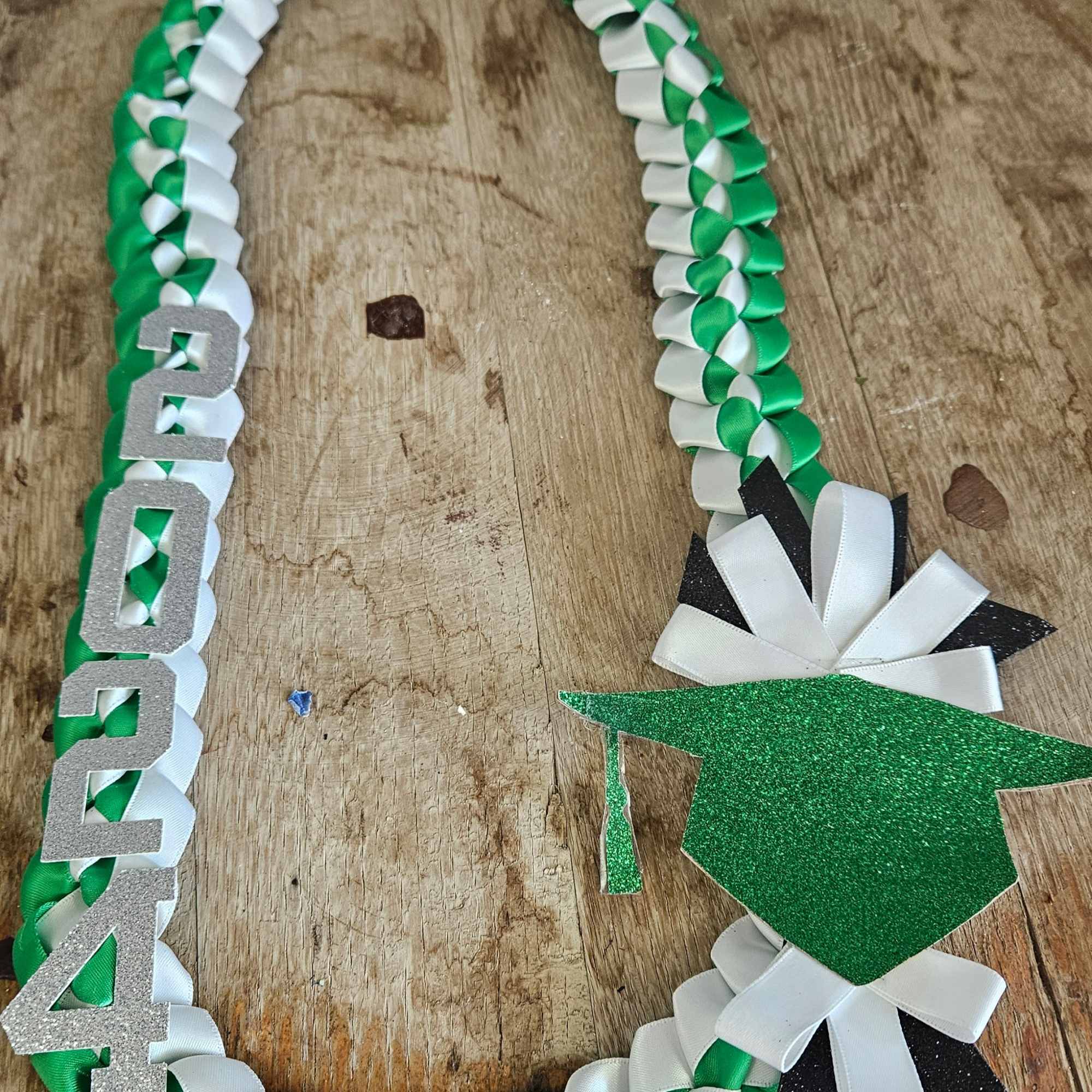 Let us custom create a school colored themed Lei to be worn