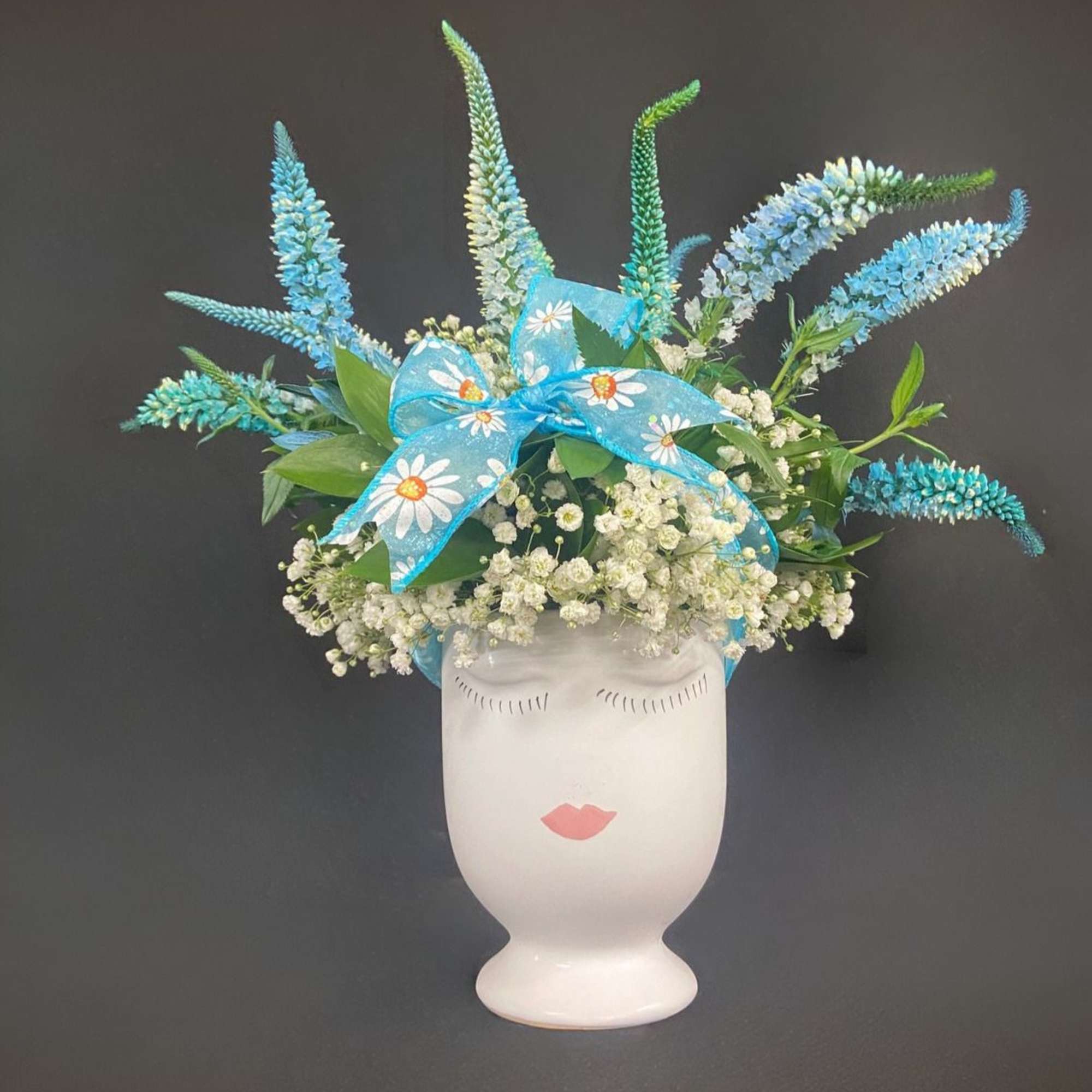 This charming arrangement is playful and is all about bringing a little