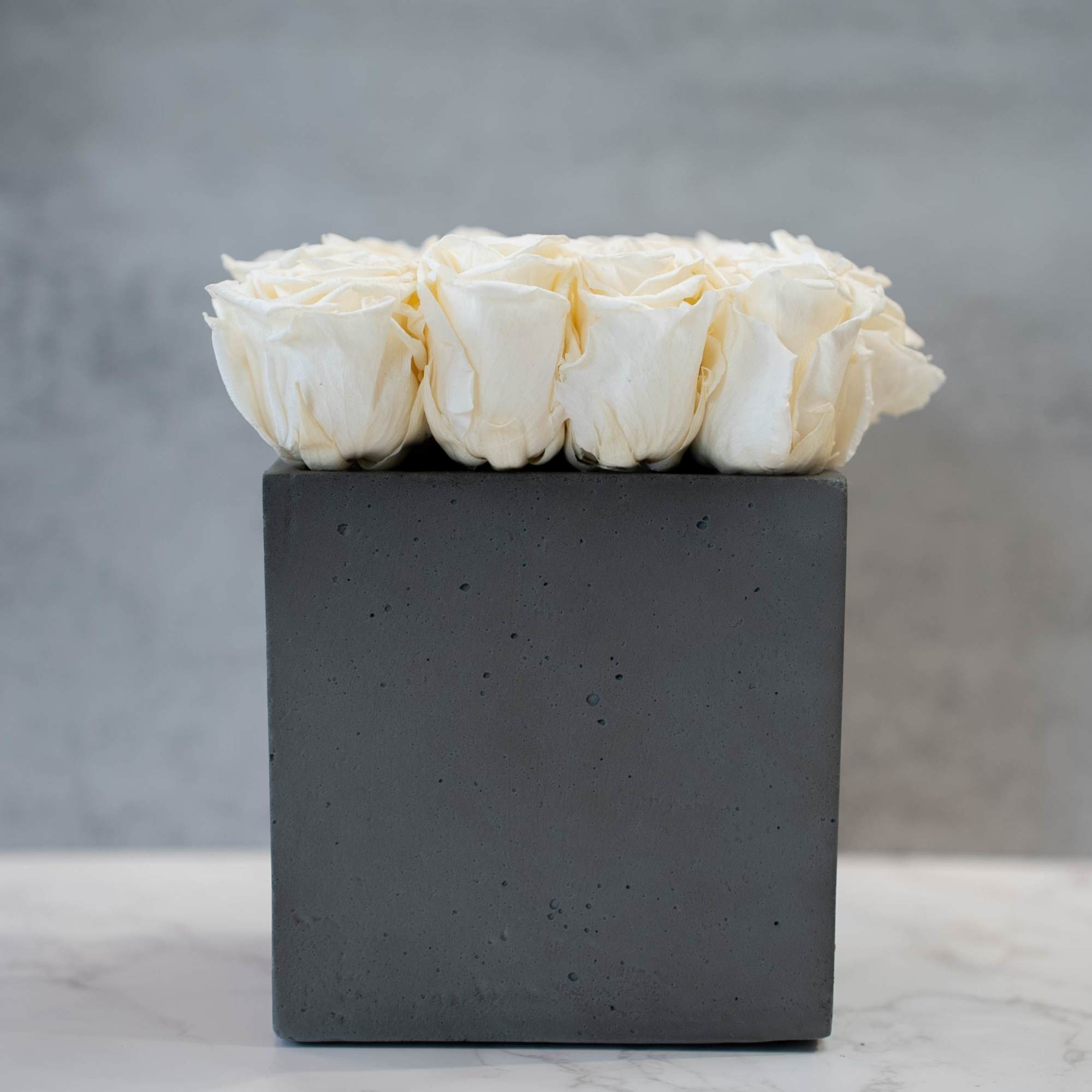 High end preserved roses, custom designed by hand in our local shop