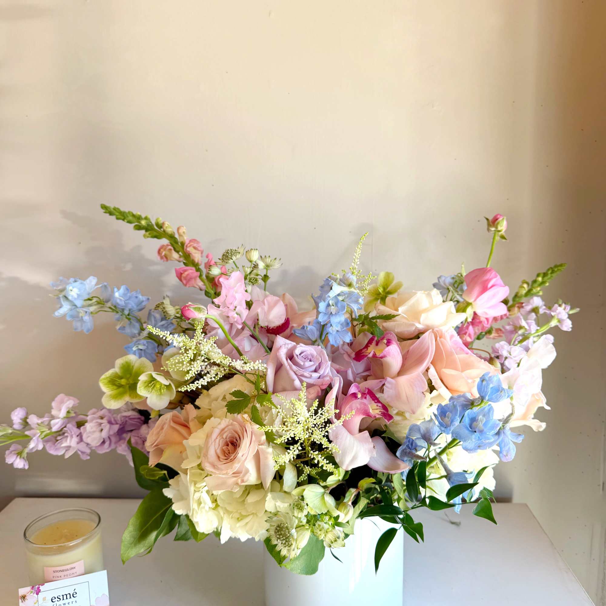 Light and airy, whimsical yet elegant,  Morning Sky features New Zealand