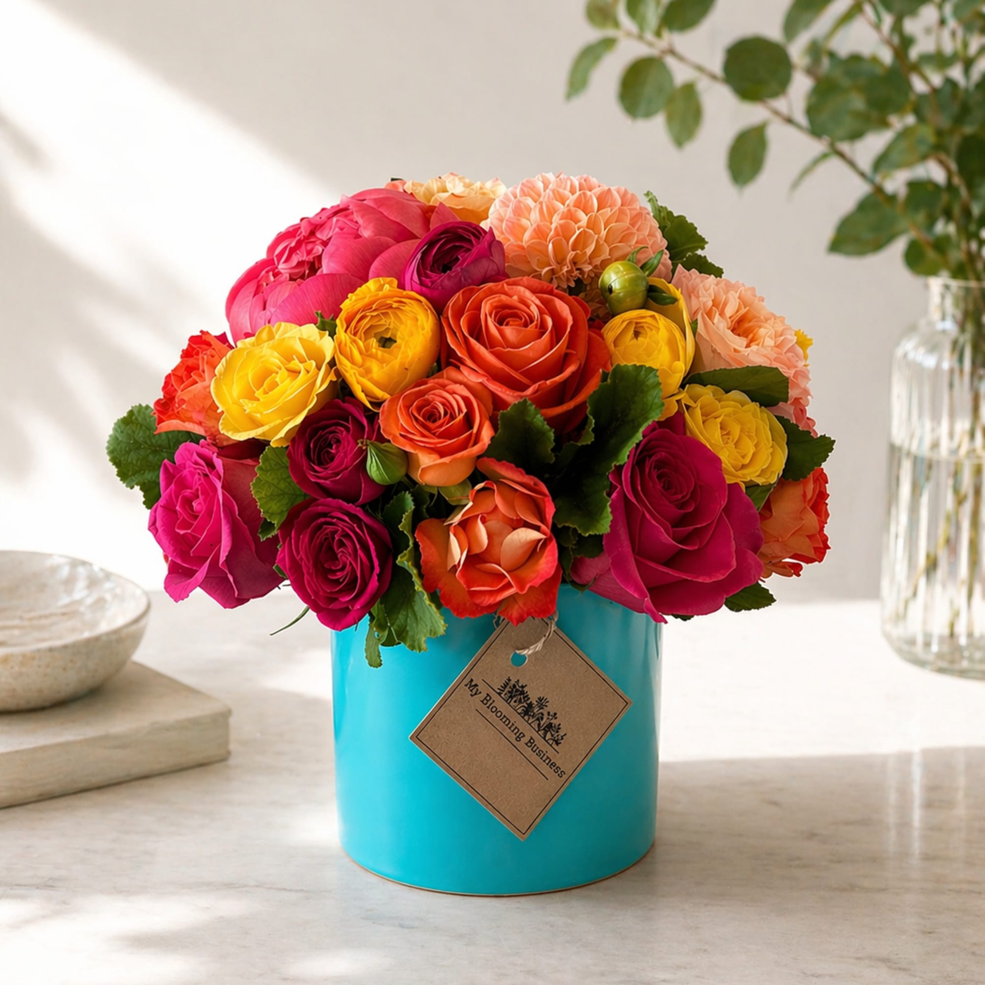 Summer Radiance Arrangement
Bring sunshine indoors with our Summer Radiance Arrangement by My