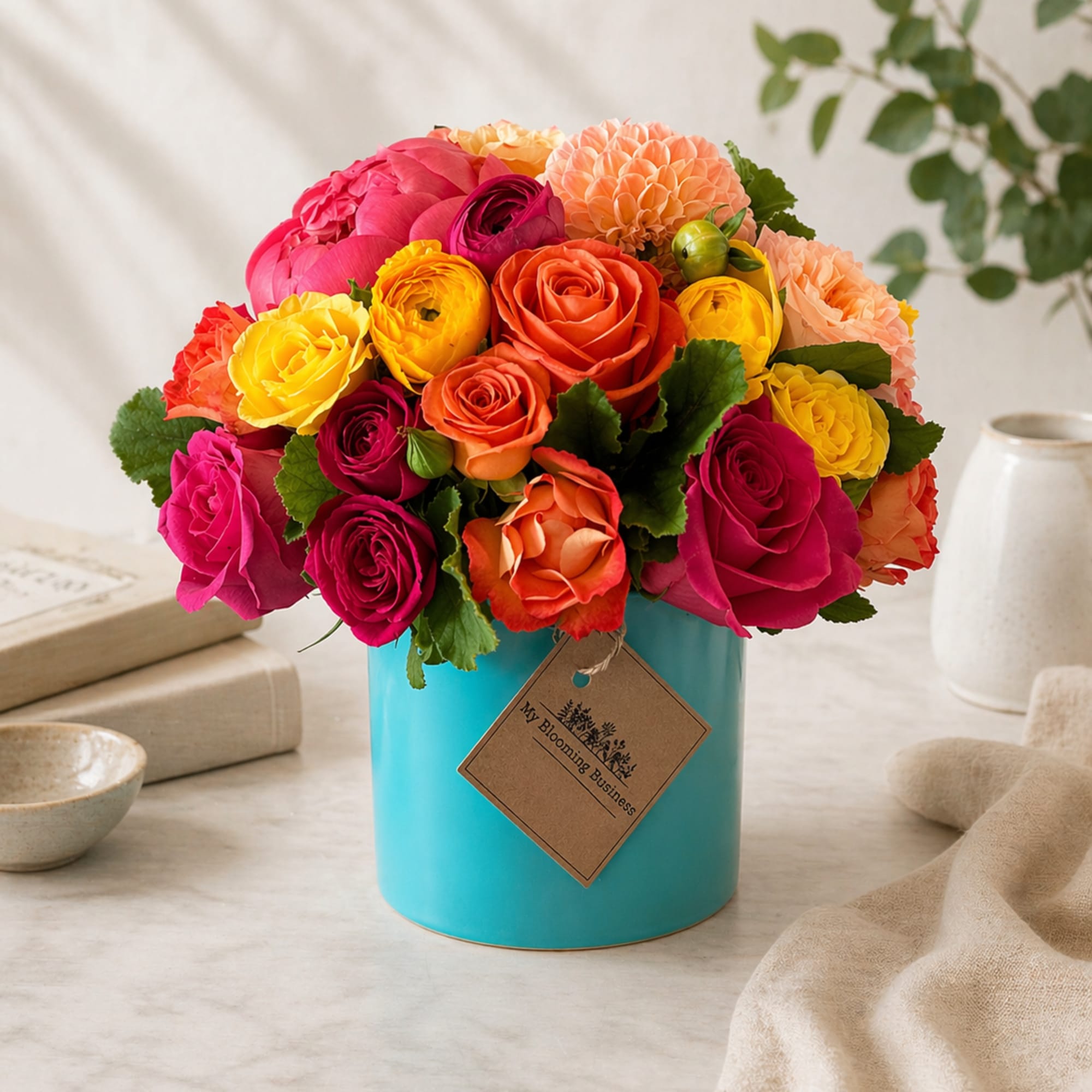 Summer Radiance Arrangement
Bring sunshine indoors with our Summer Radiance Arrangement by My