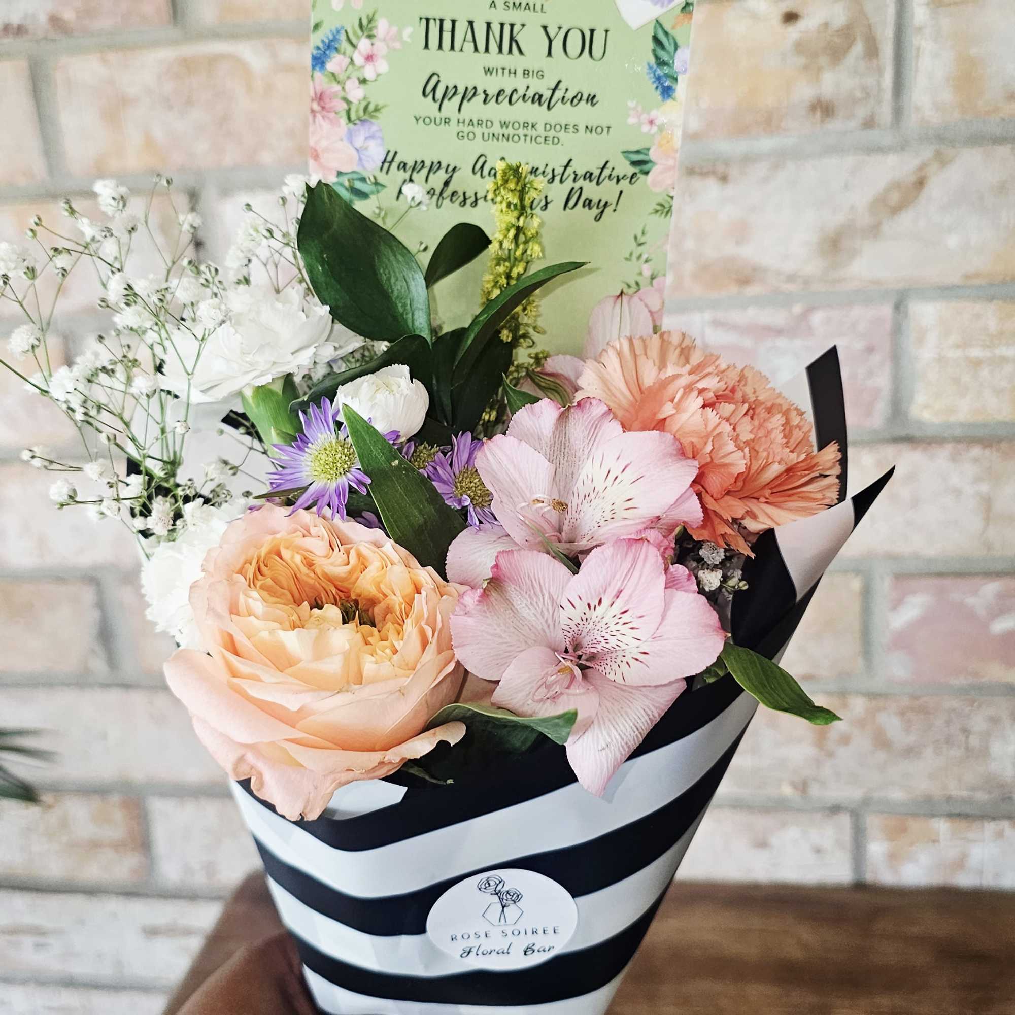 The Appreciation Mini is a designer&rsquo;s choice bouquet created to celebrate everyday
