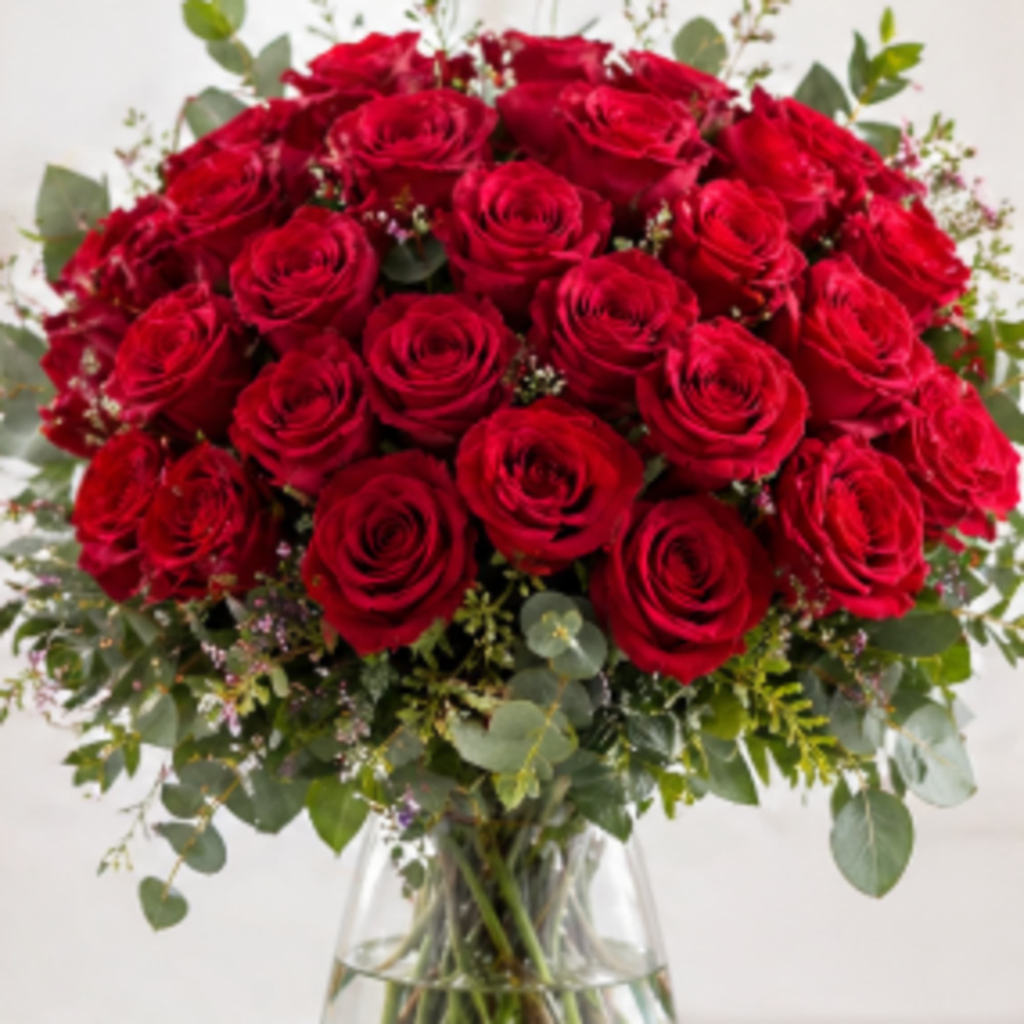 Nothing speaks of love so much as a bouquet of beautiful red