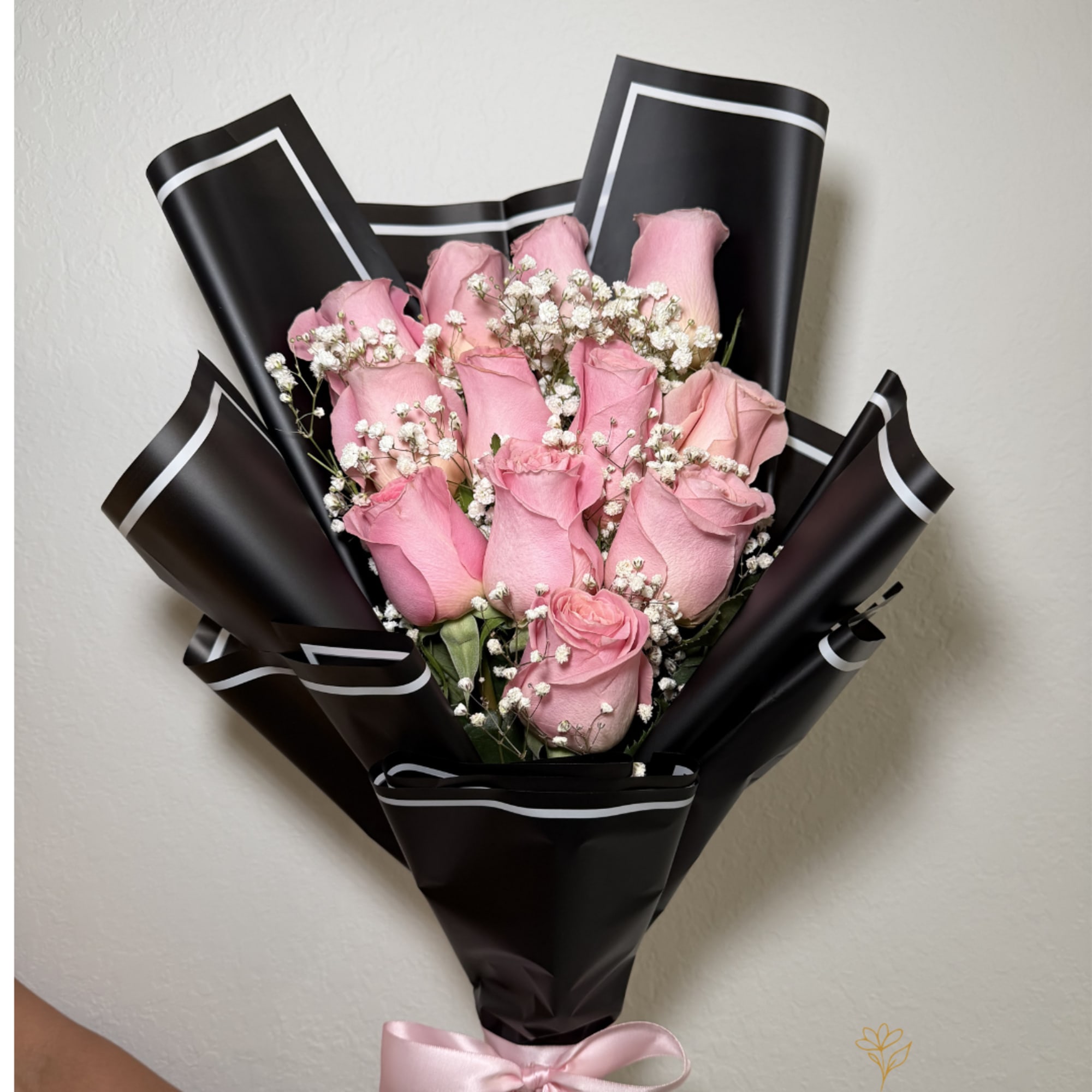 A delicate bouquet of soft pink roses, perfect for birthdays, Mother&rsquo;s Day