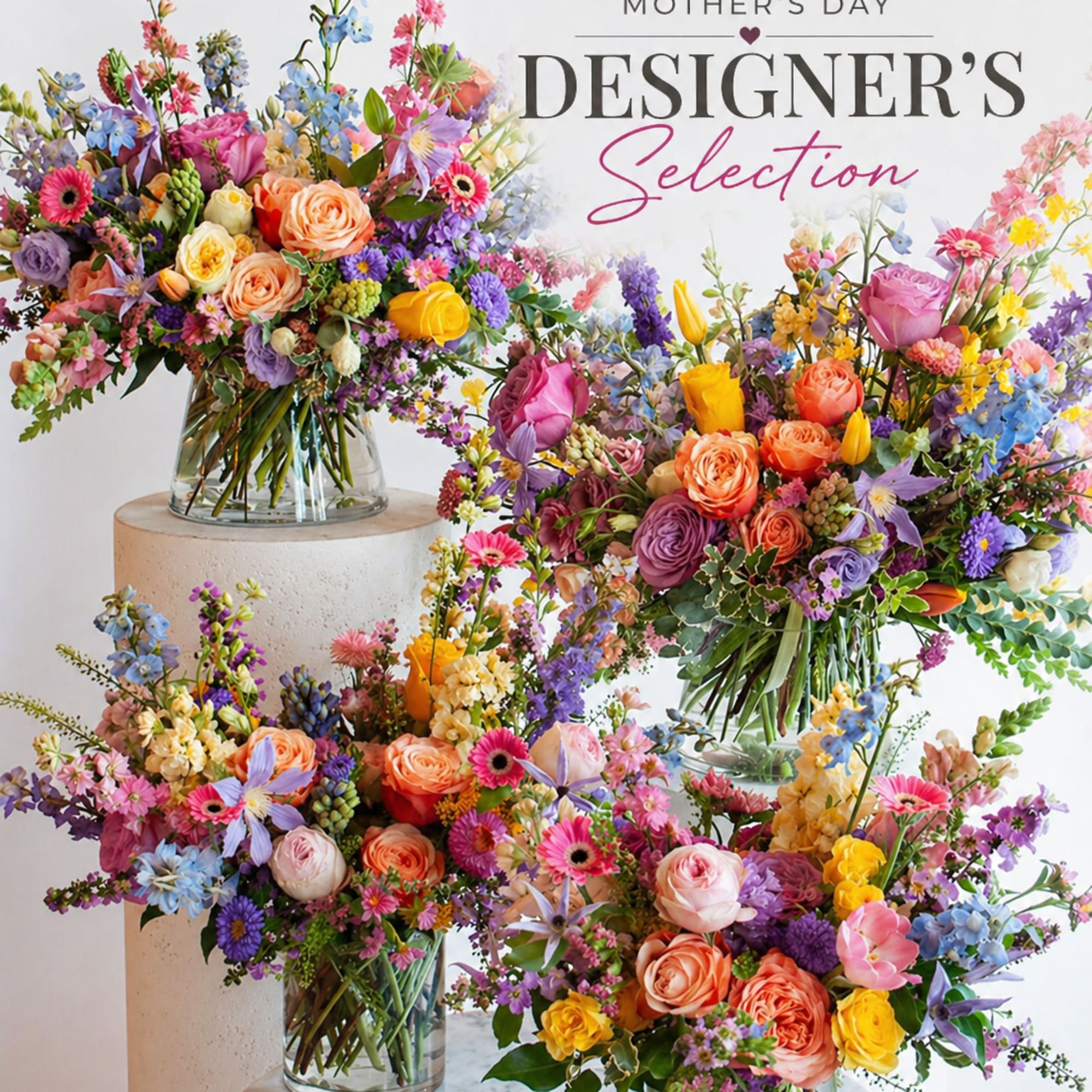 A curated collection of seasonal blooms, thoughtfully designed using the freshest flowers
