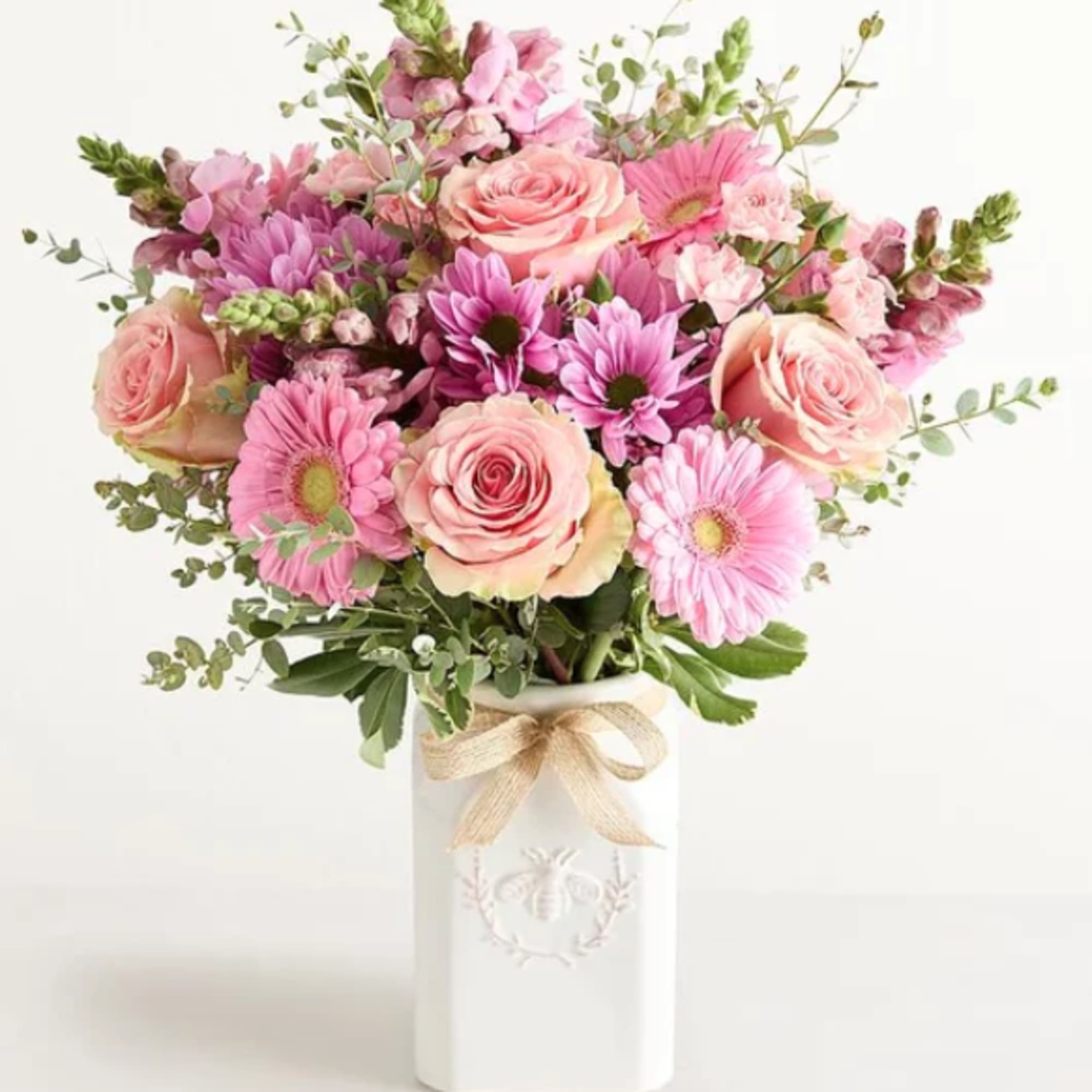 Get them buzzing! A glorious mix of blooms in shades of pink